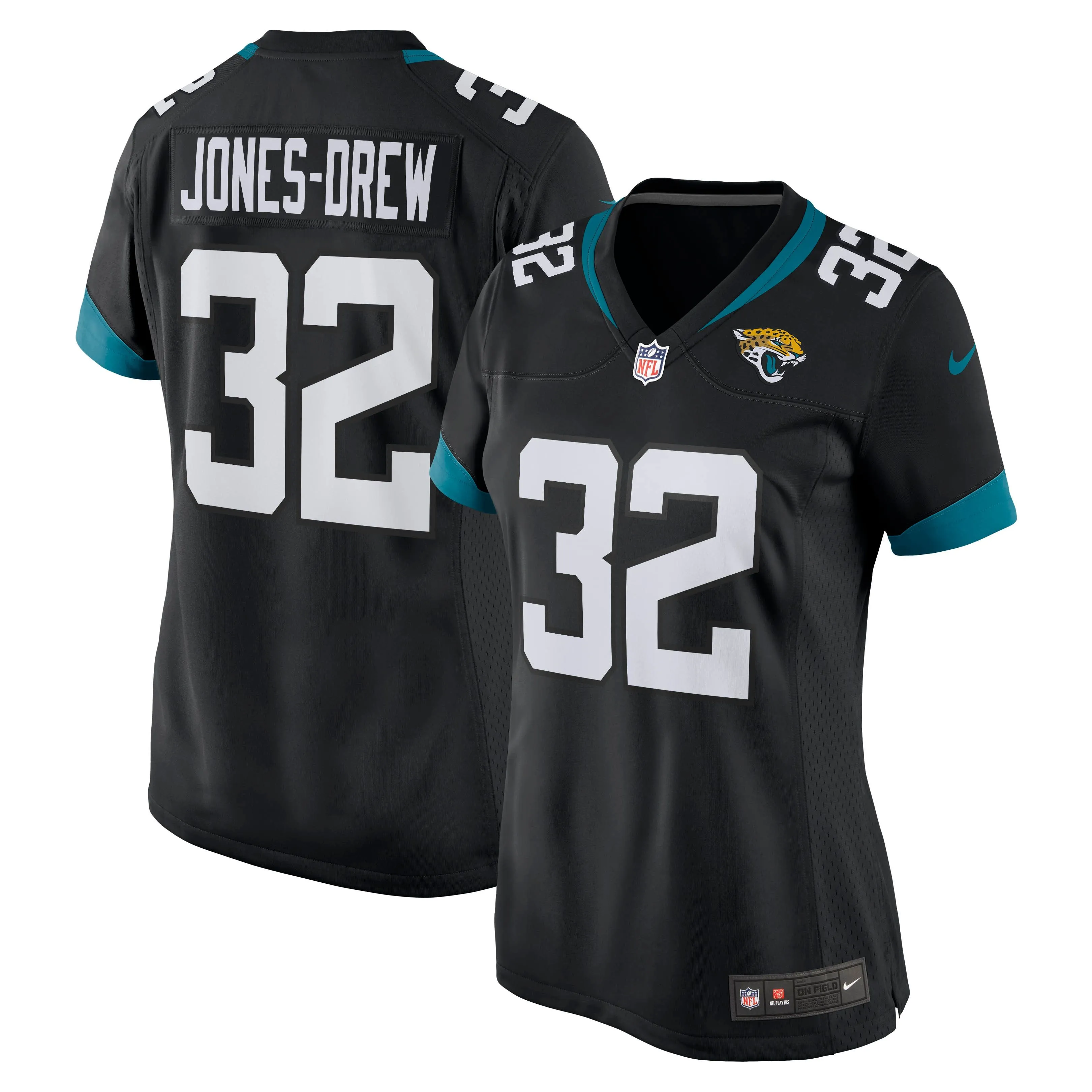 Maurice Jones-Drew Jacksonville Jaguars  Women's Game Retired Player Jersey - Black