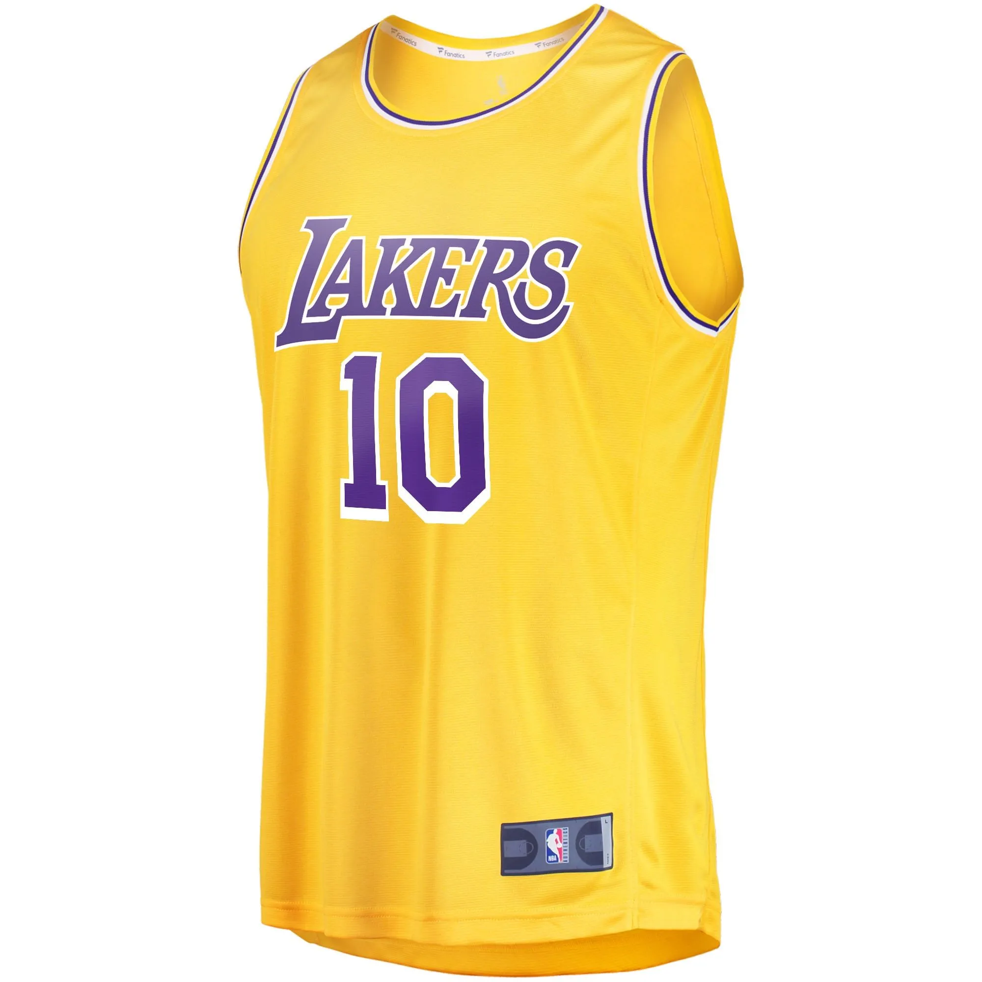 Max Christie Los Angeles Lakers Fanatics Branded Fast Break Replica Jersey - Icon Edition - Gold