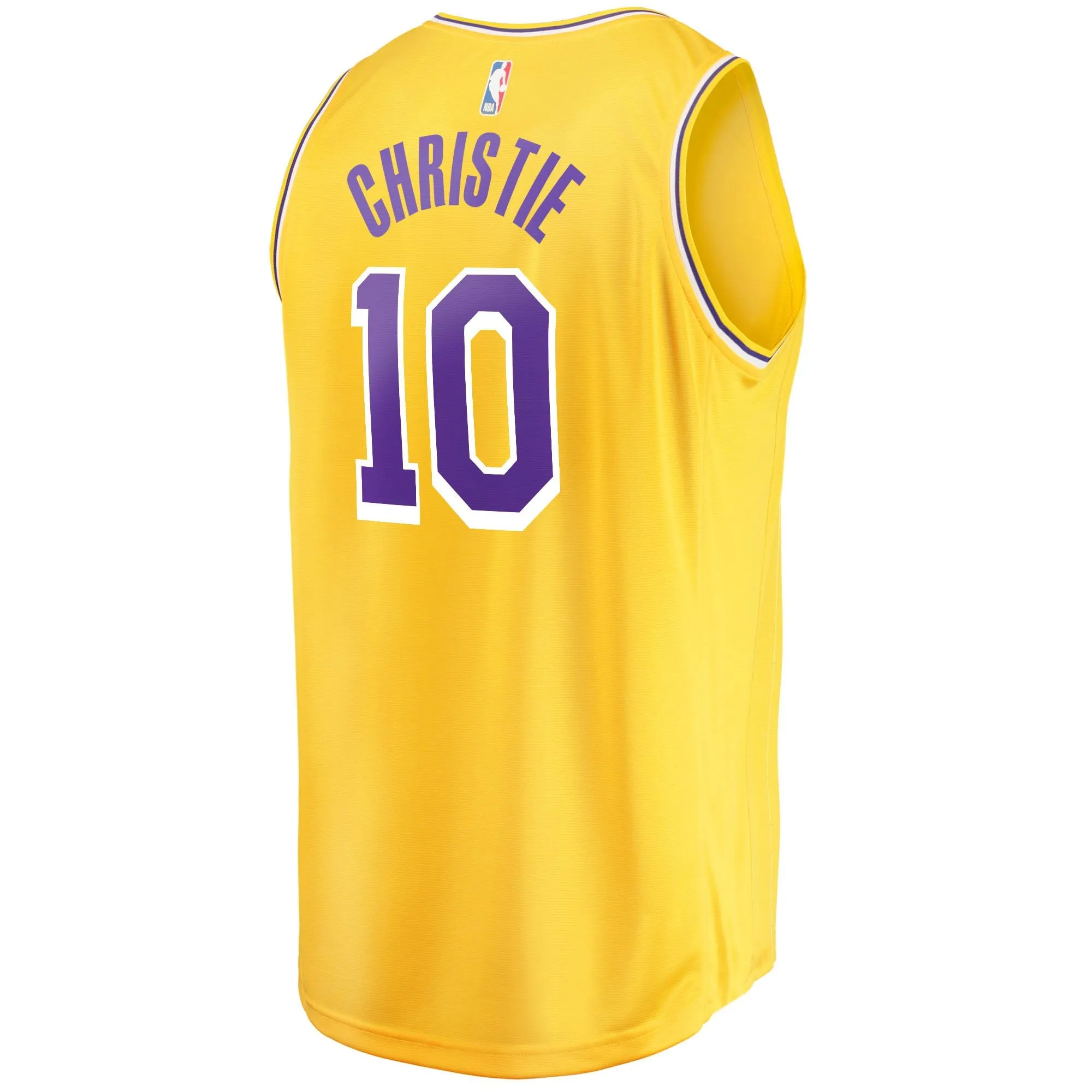 Max Christie Los Angeles Lakers Fanatics Branded Fast Break Replica Jersey - Icon Edition - Gold