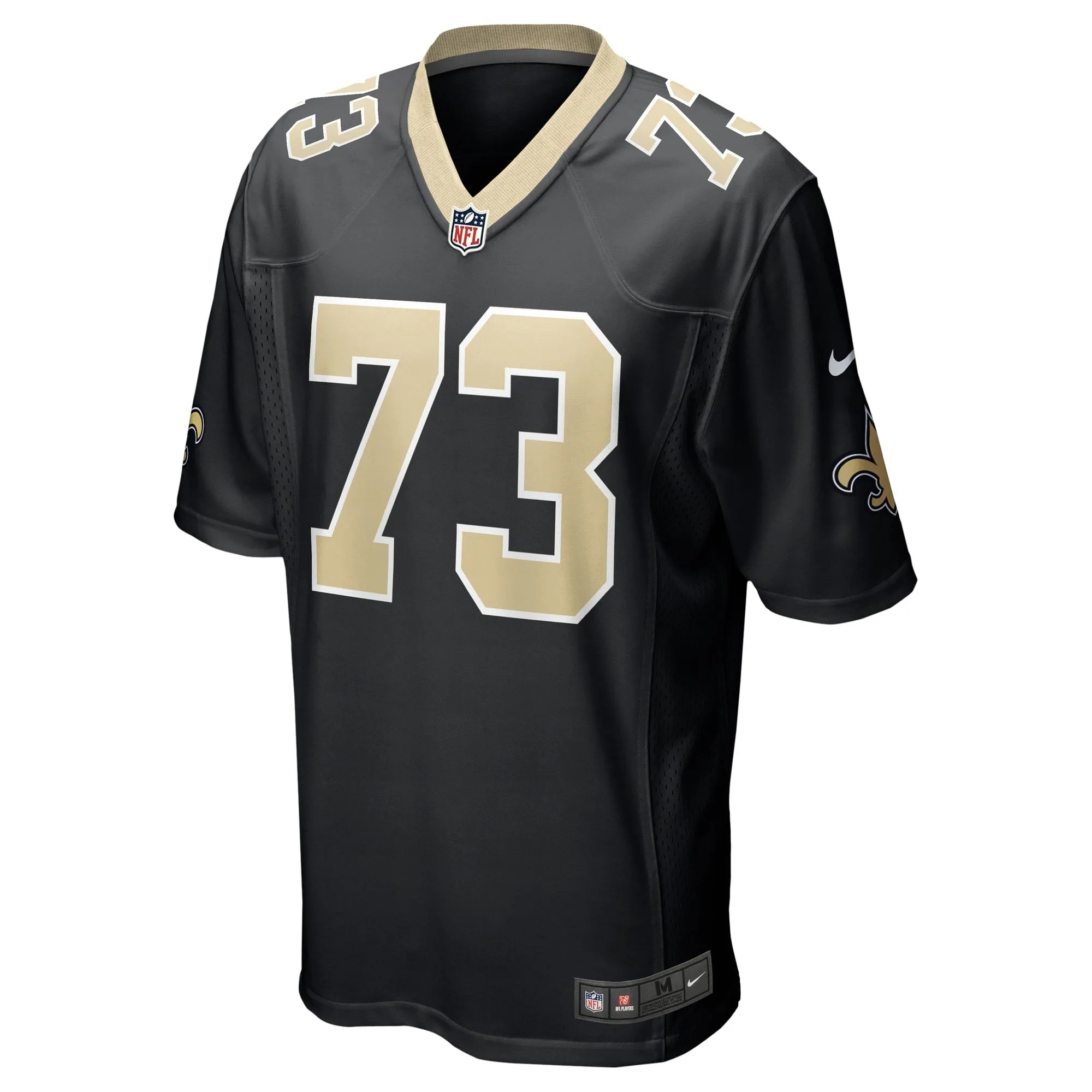 Max Garcia New Orleans Saints  Team Game Jersey -  Black