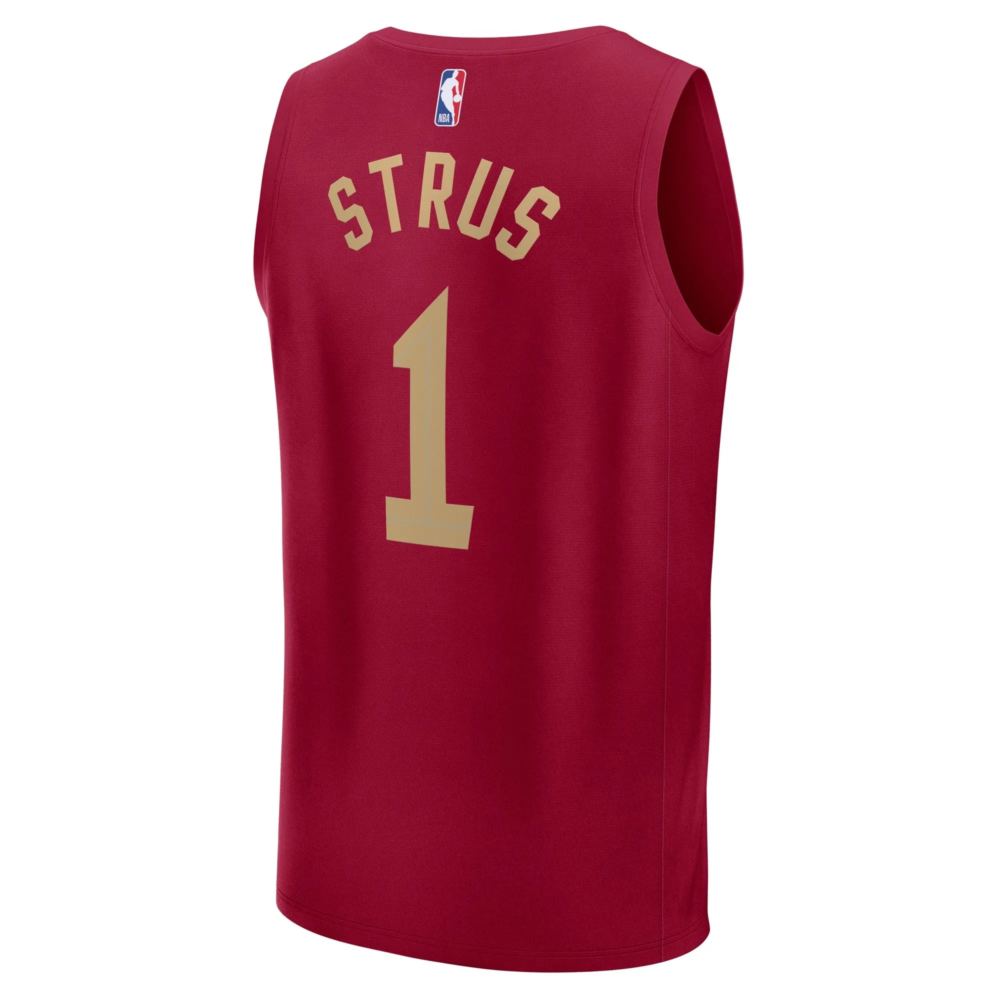 Max Strus Cleveland Cavaliers Fanatics Branded Fast Break Player Jersey - Icon Edition - Wine