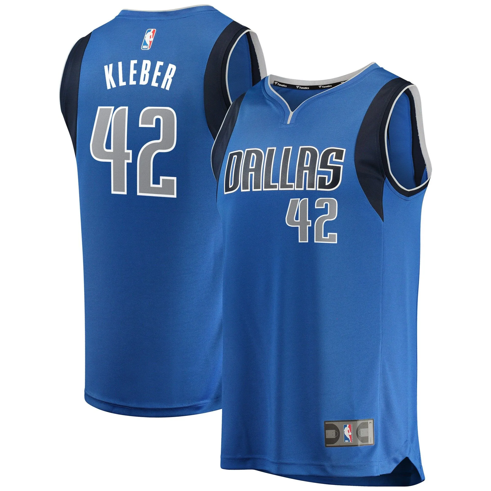 Maxi Kleber Dallas Mavericks Fanatics Branded Fast Break Replica Team Color Player Jersey Blue - Icon Edition