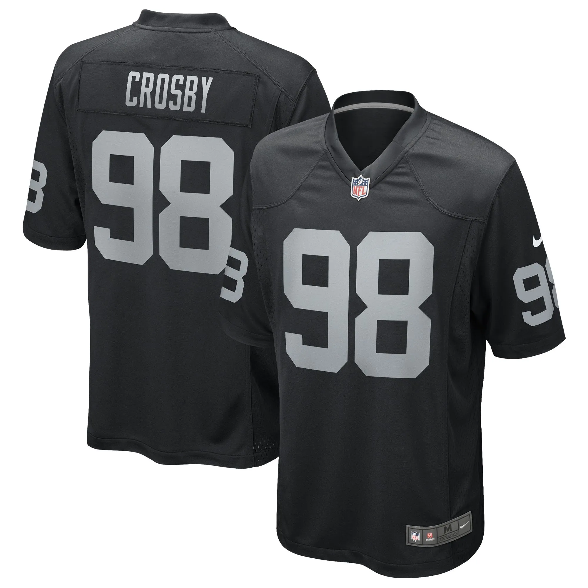 Maxx Crosby Las Vegas Raiders  Game Jersey - Black