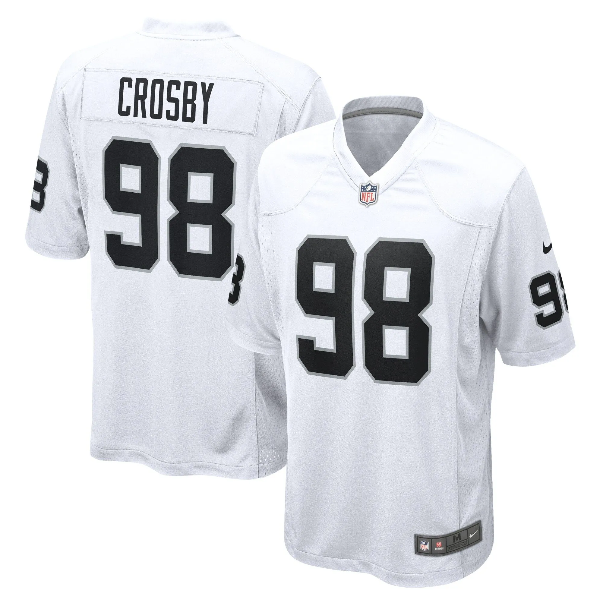 Maxx Crosby Las Vegas Raiders   Game Jersey -  White