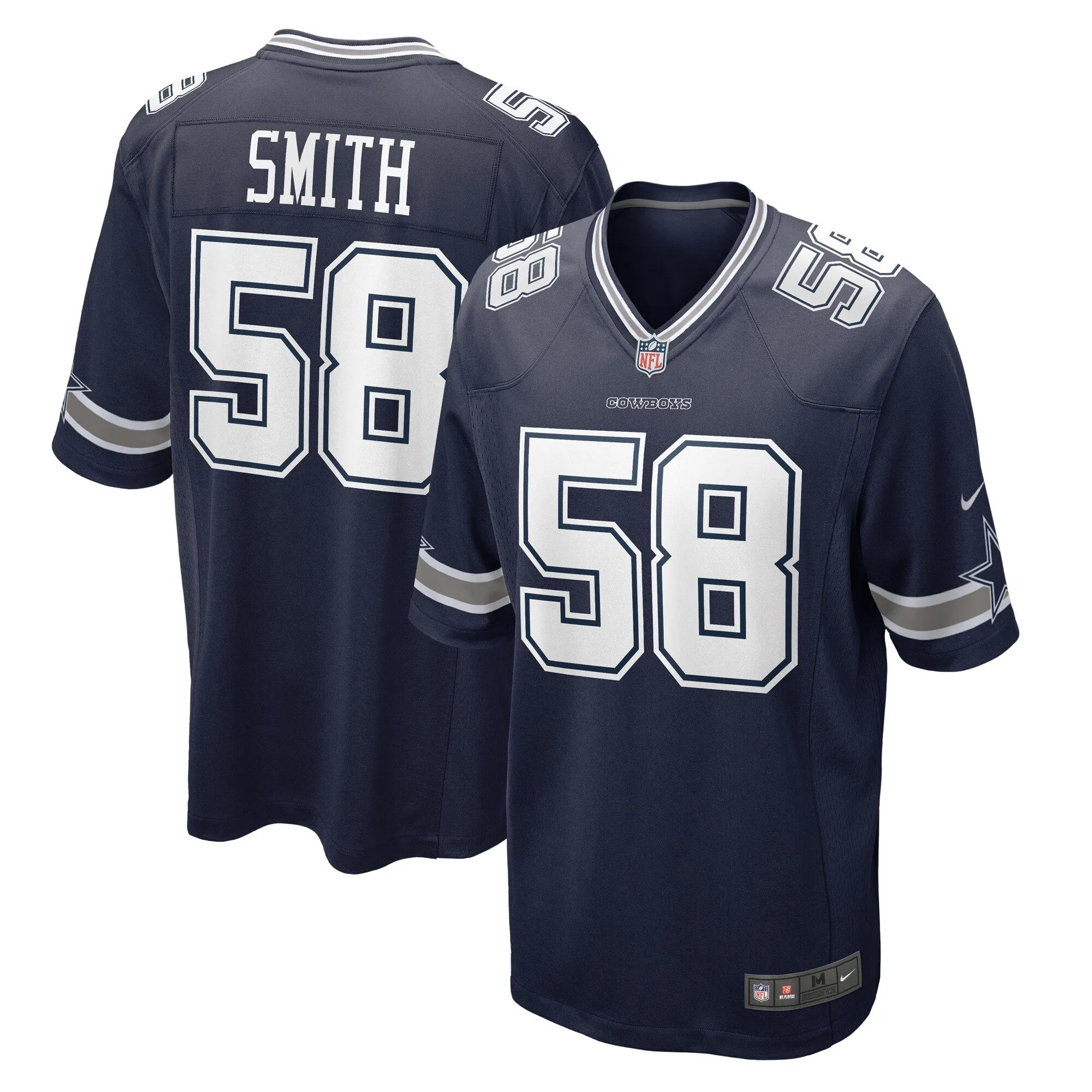 Mazi Smith Dallas Cowboys  2023 NFL Draft First Round Pick Game Jersey - Navy