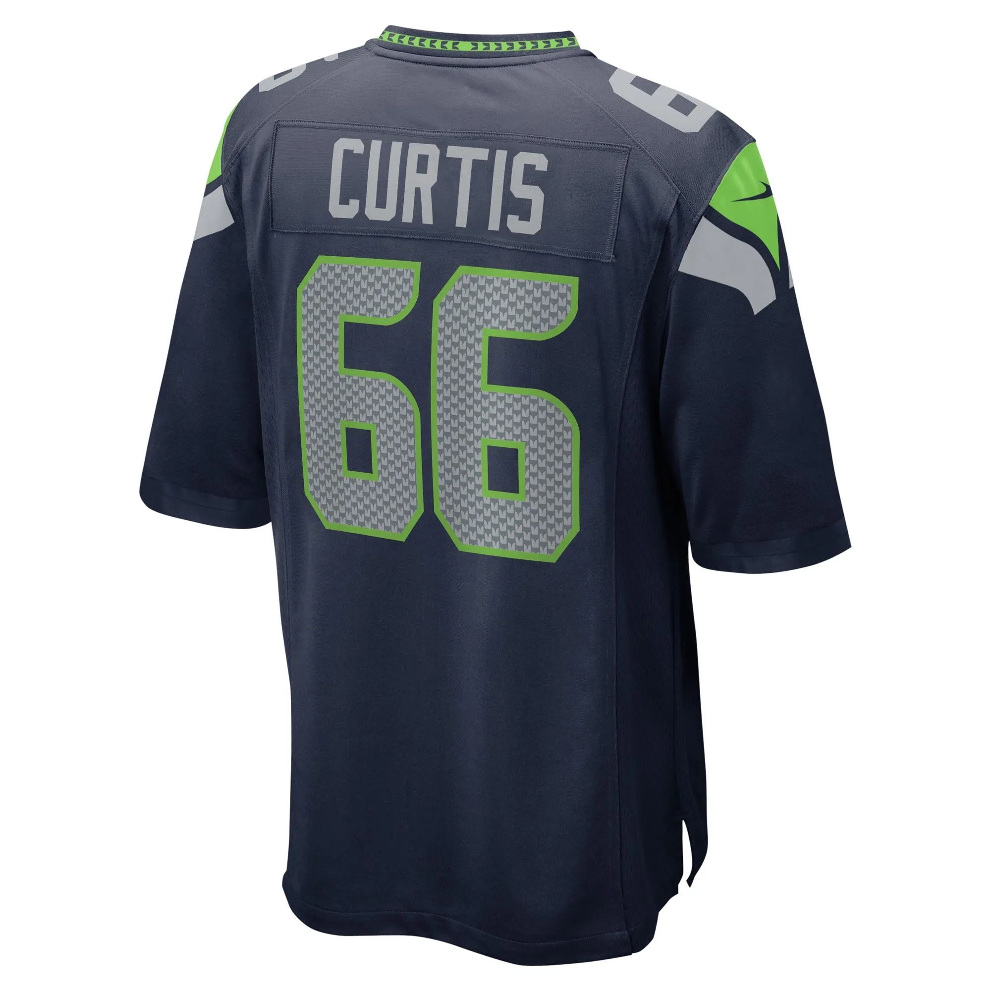 McClendon Curtis Seattle Seahawks  Team Game Jersey - College Navy