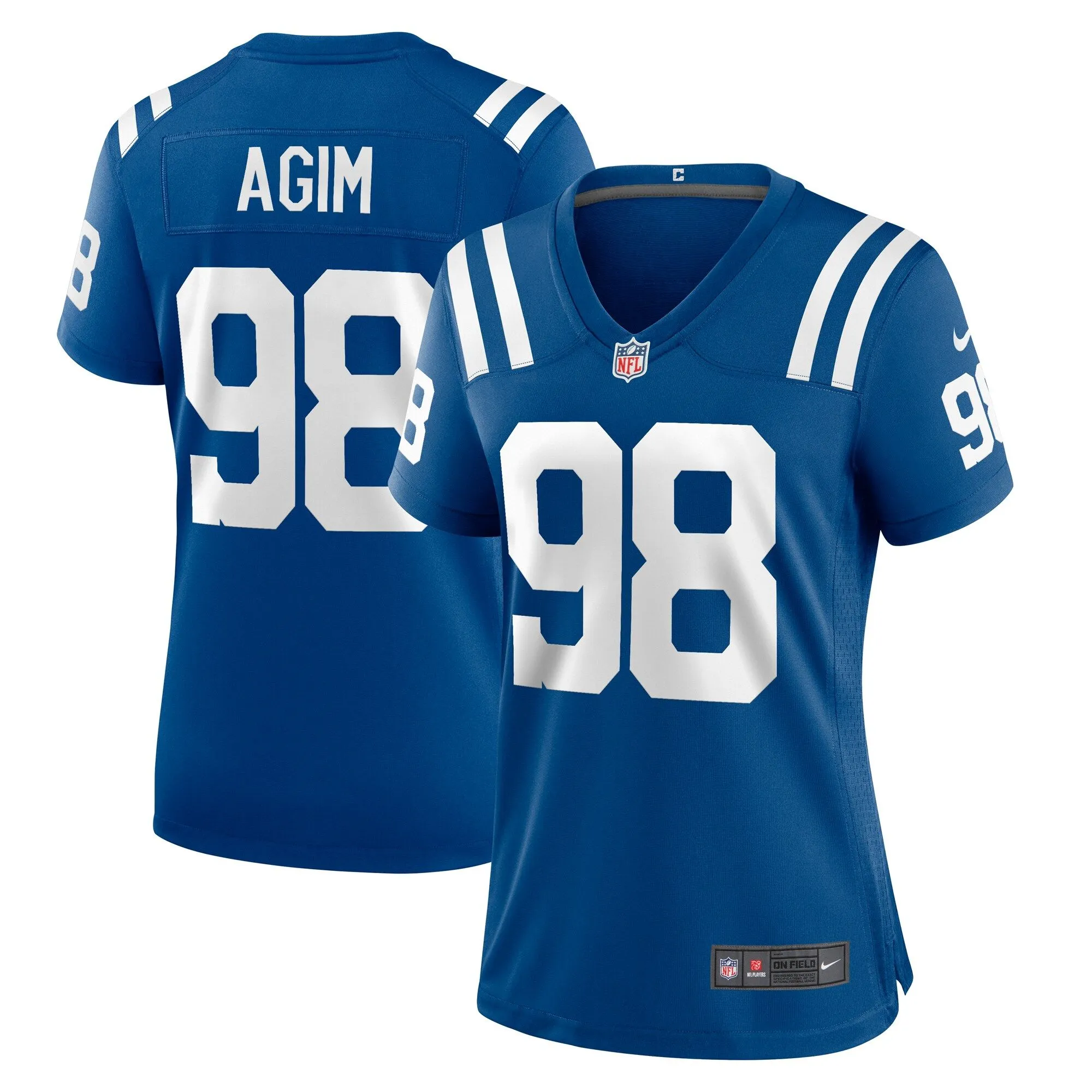 McTelvin Agim Indianapolis Colts  Women's Team Game Jersey -  Royal