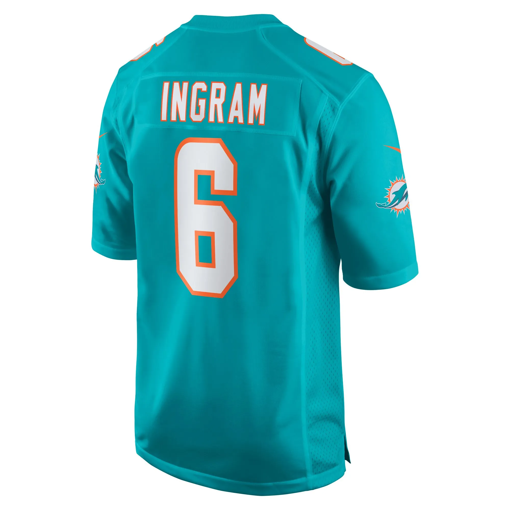 Melvin Ingram Miami Dolphins  Home Game Player Jersey - Aqua