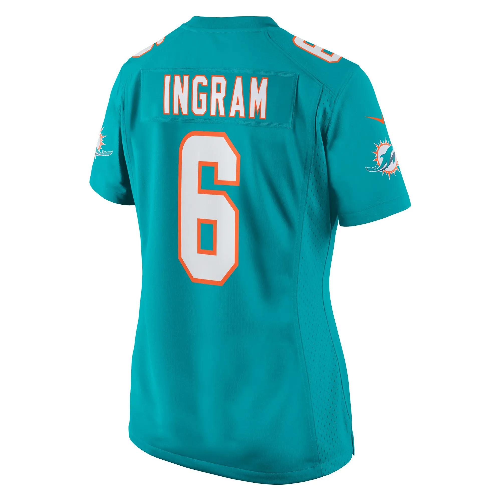 Melvin Ingram Miami Dolphins  Women's Home Game Player Jersey - Aqua