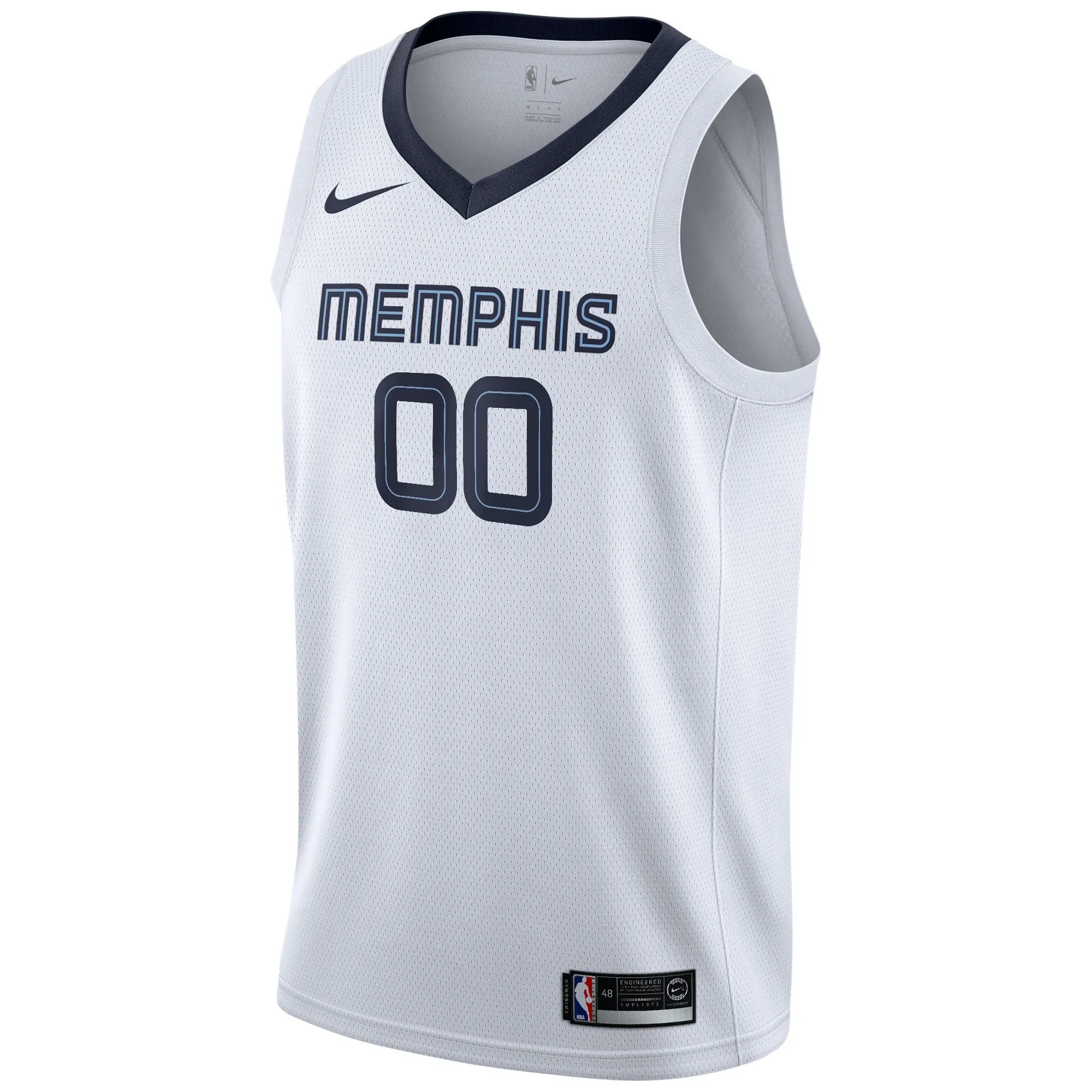 Memphis Grizzlies  2020/21 Swingman Custom Jersey - Association Edition - White