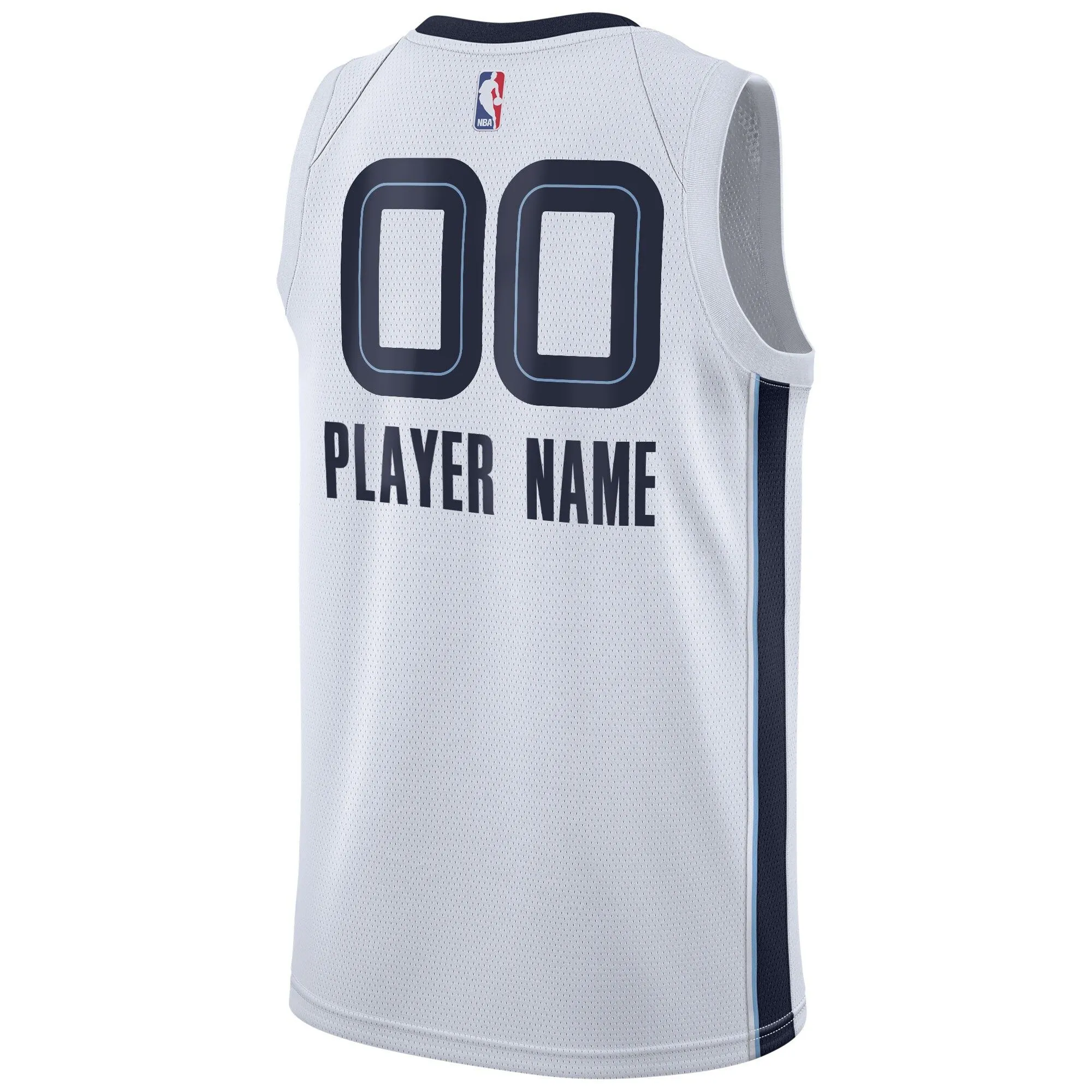 Memphis Grizzlies  2020/21 Swingman Custom Jersey - Association Edition - White