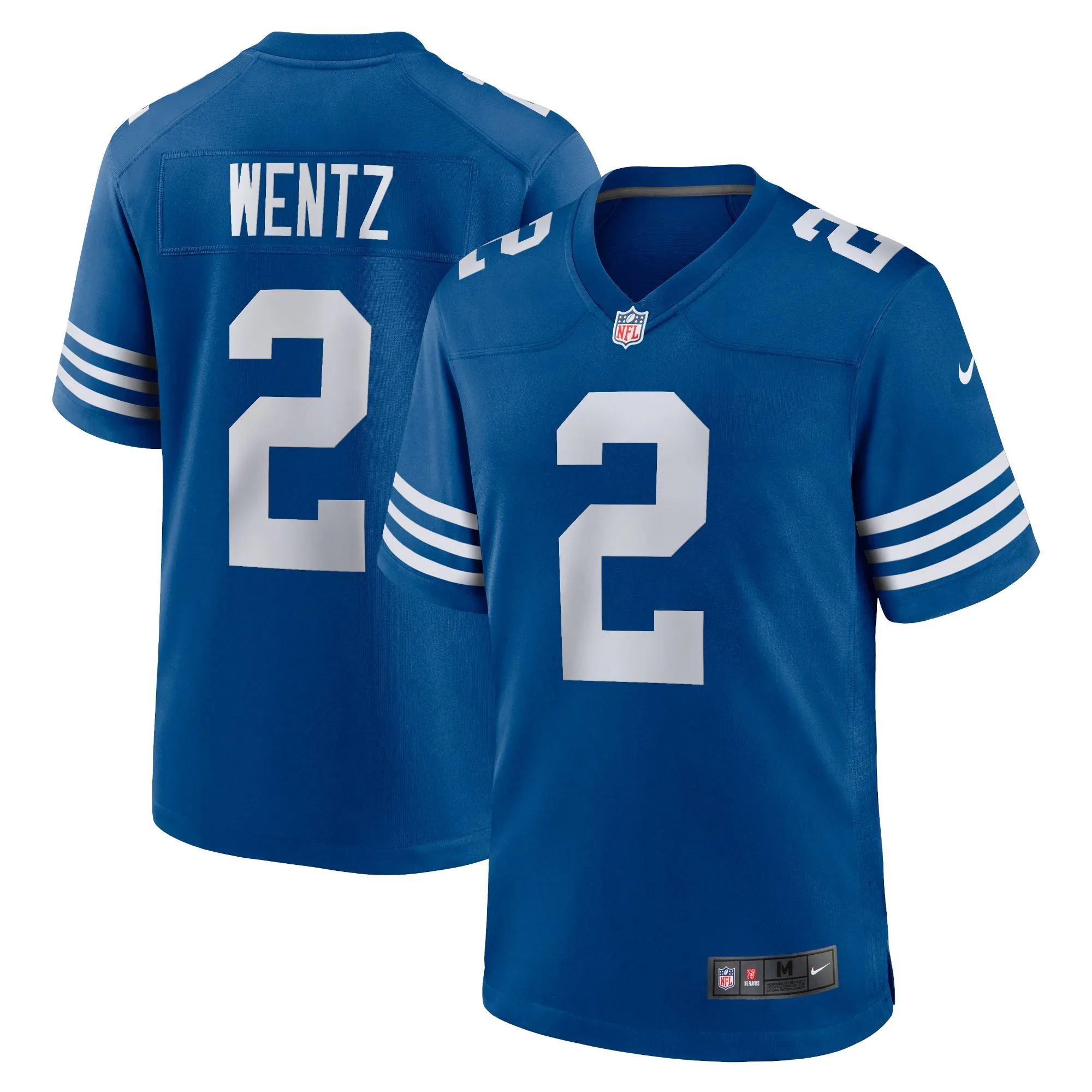 Men's  Carson Wentz Royal Indianapolis Colts Alternate Game Jersey