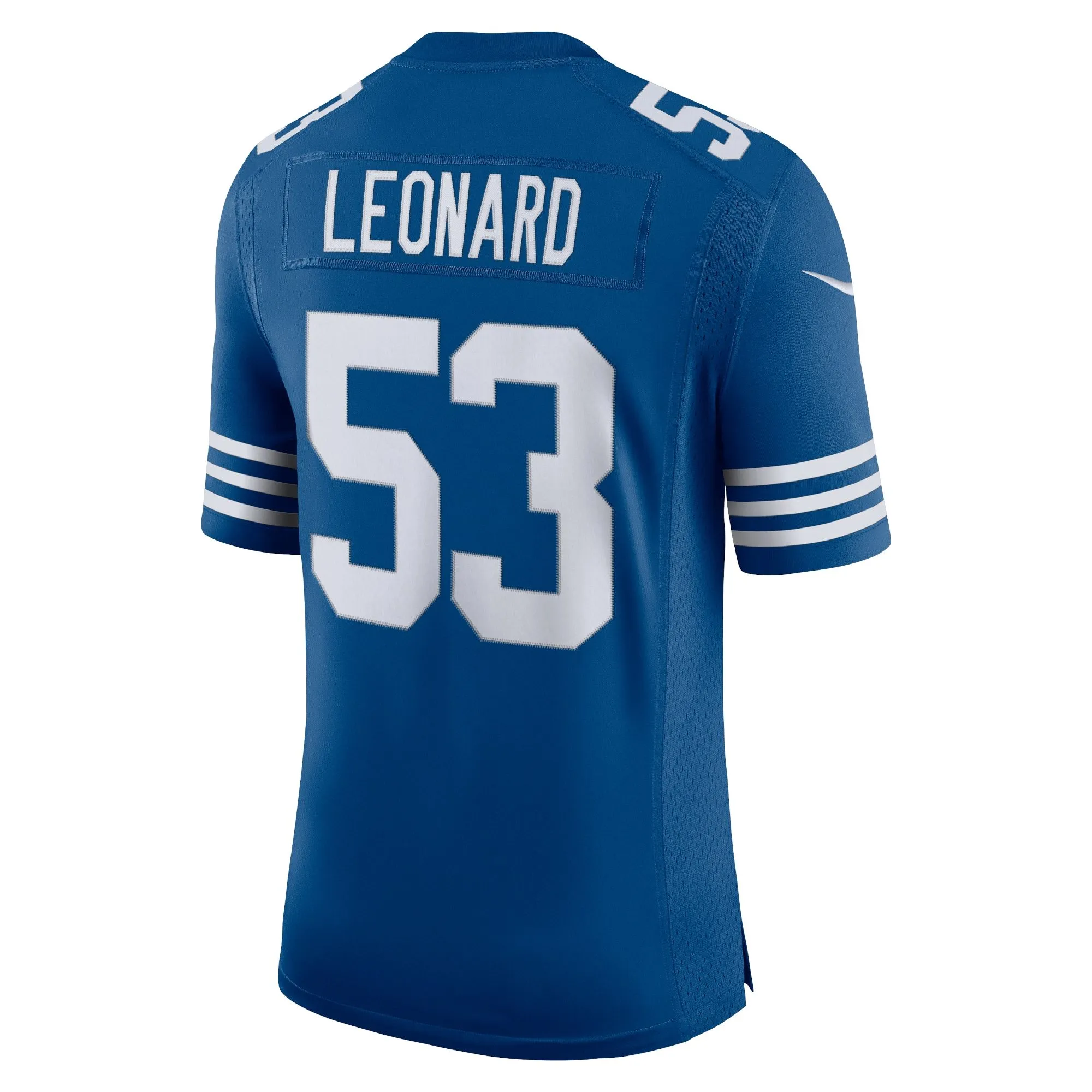 Men's  Darius Leonard Royal Indianapolis Colts Alternate Vapor Limited Jersey