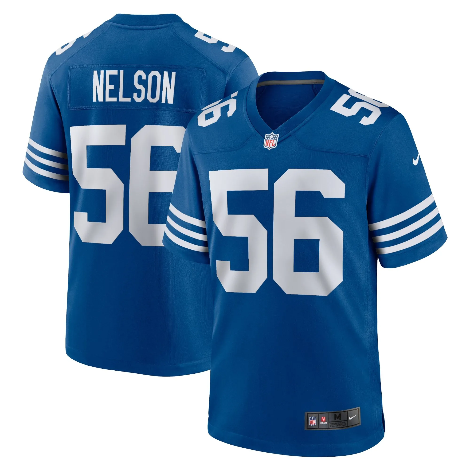 Men's  Quenton Nelson Royal Indianapolis Colts Alternate Game Jersey