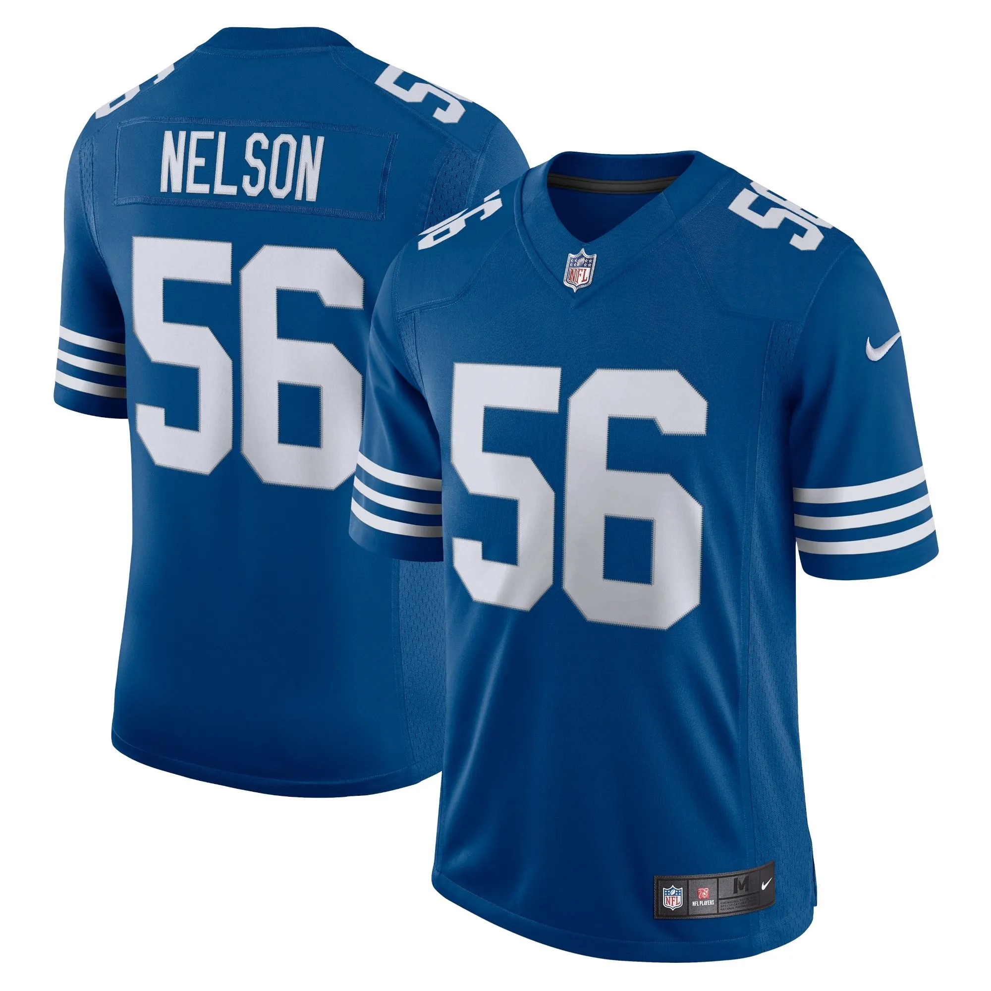 Men's  Quenton Nelson Royal Indianapolis Colts Alternate Vapor Limited Jersey