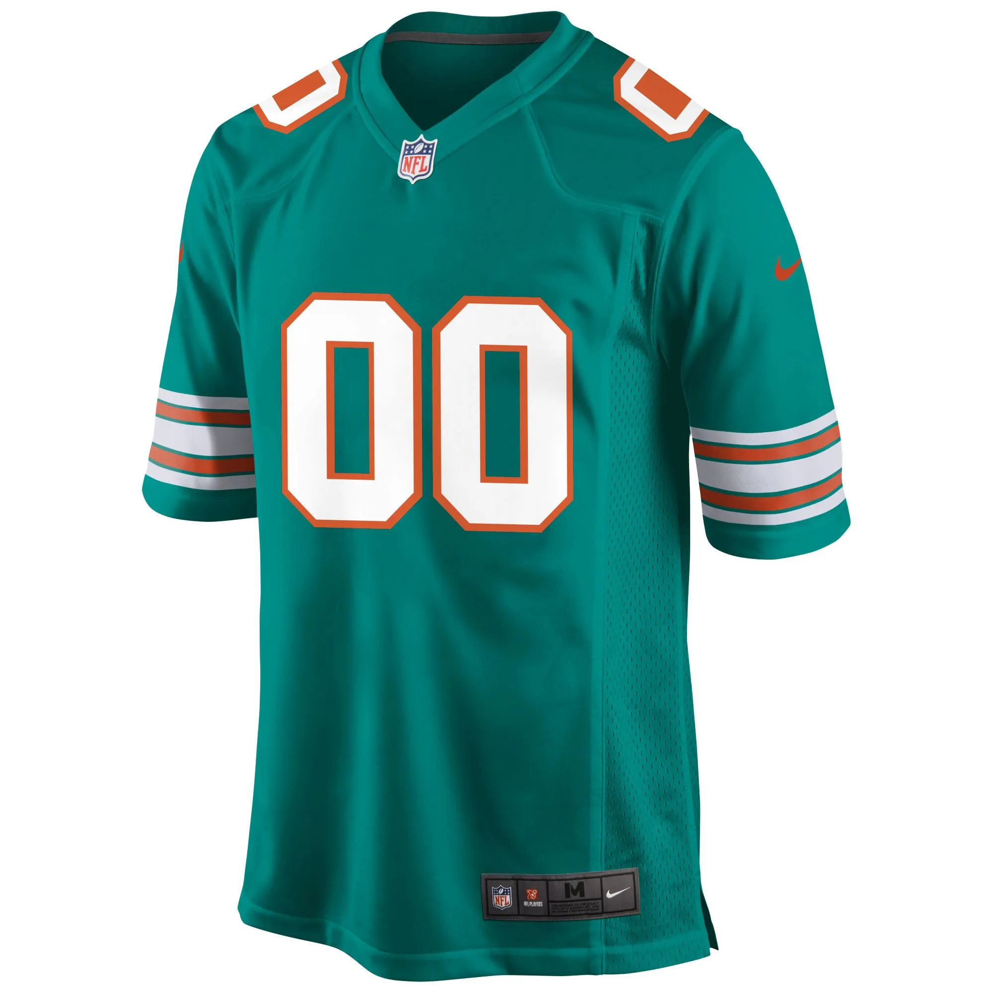 Miami Dolphins  Alternate Custom Game Jersey - Aqua