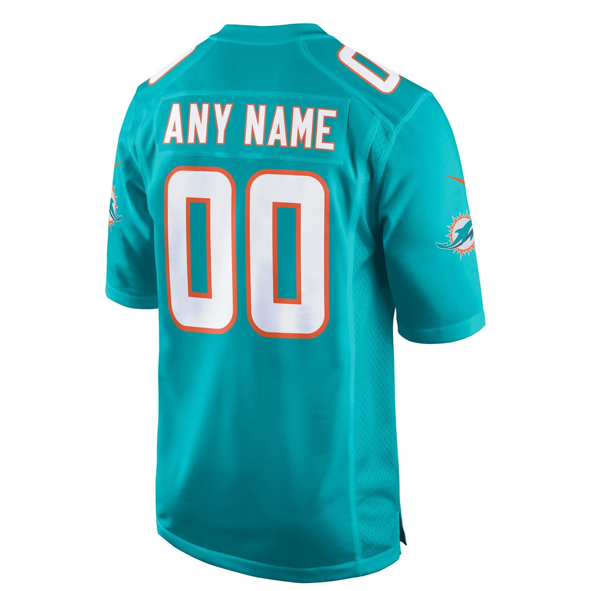 Miami Dolphins  Custom Game Jersey - Aqua