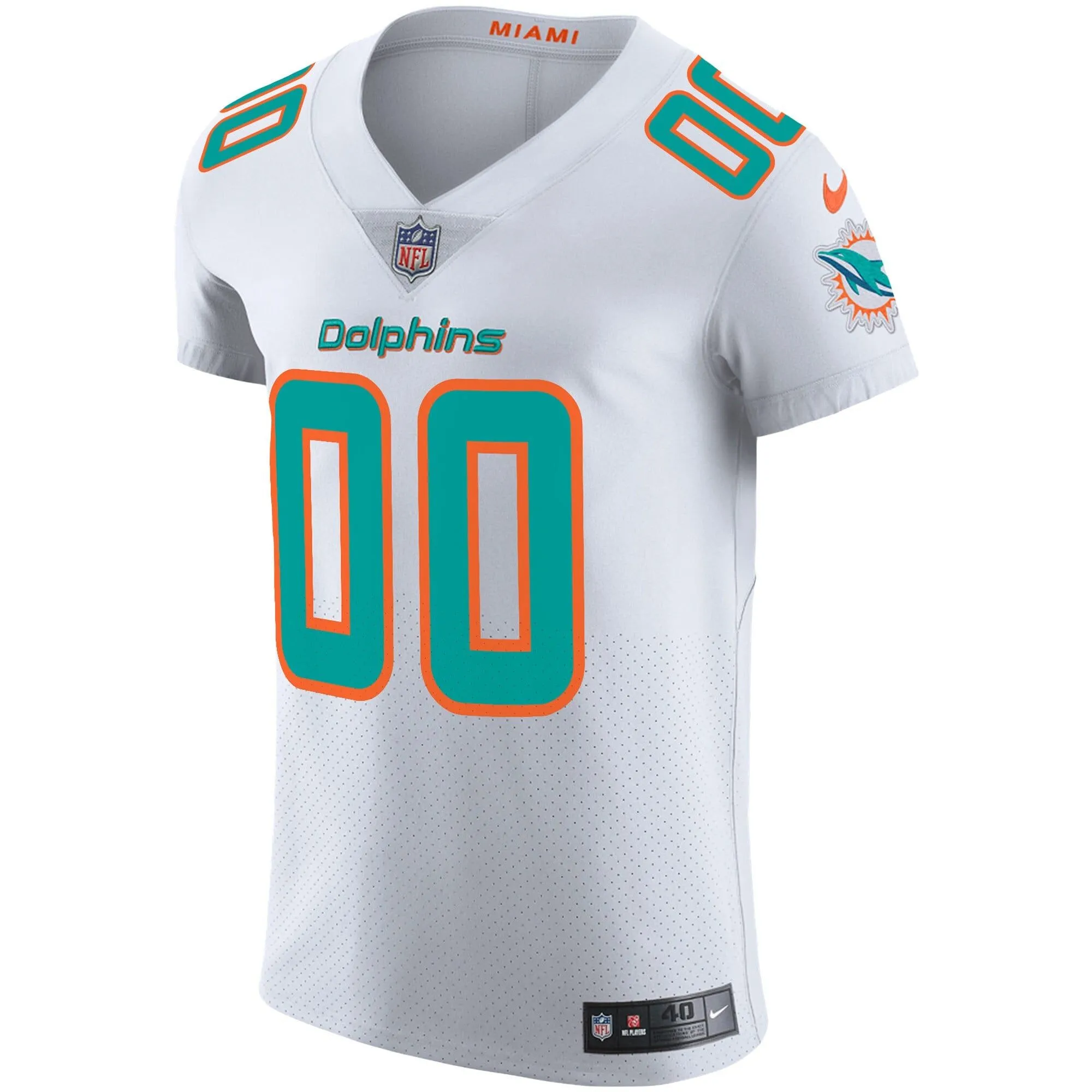 Miami Dolphins  Vapor Untouchable Elite Custom Jersey - White