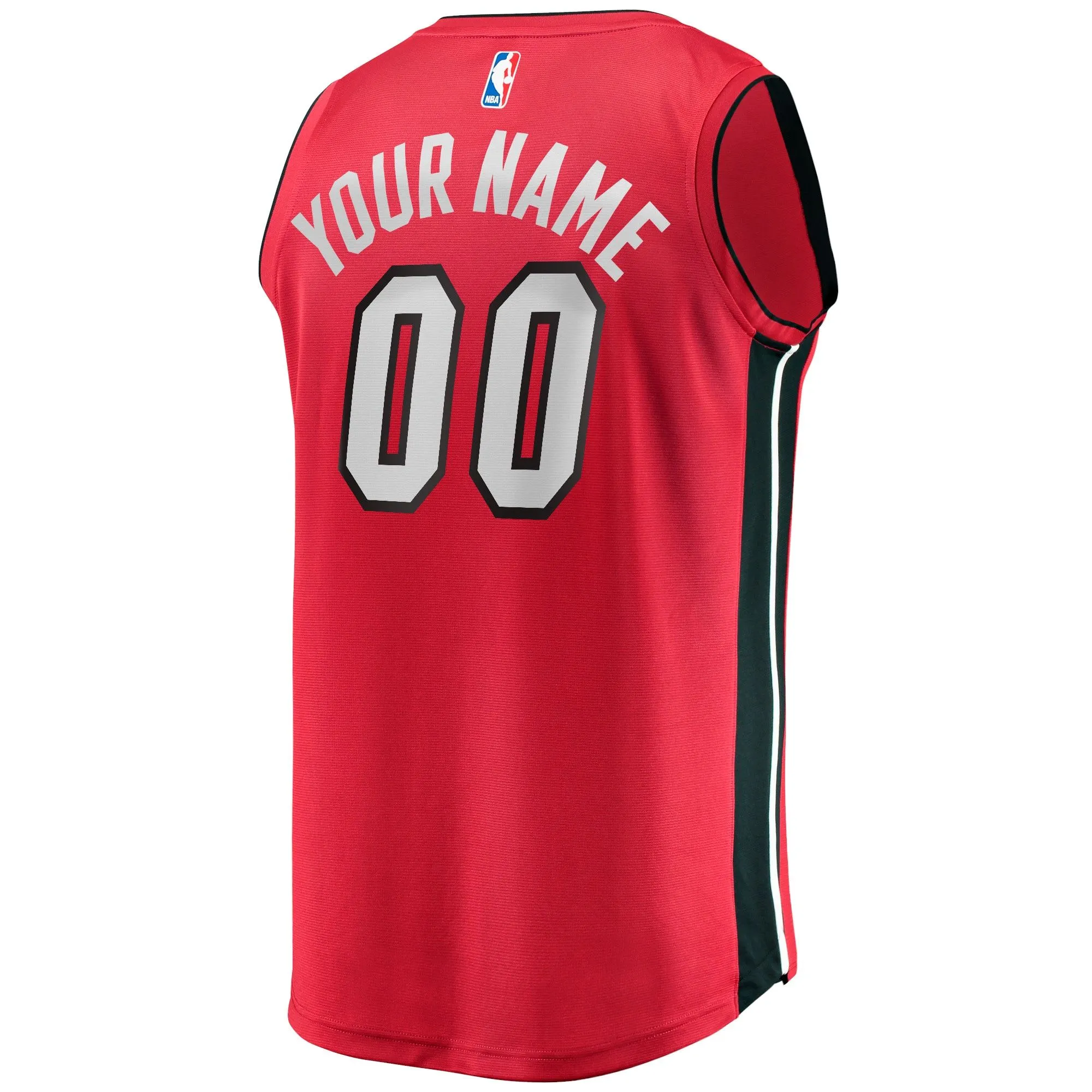 Miami Heat Fanatics Branded Fast Break Custom Jersey - Red - Statement Edition