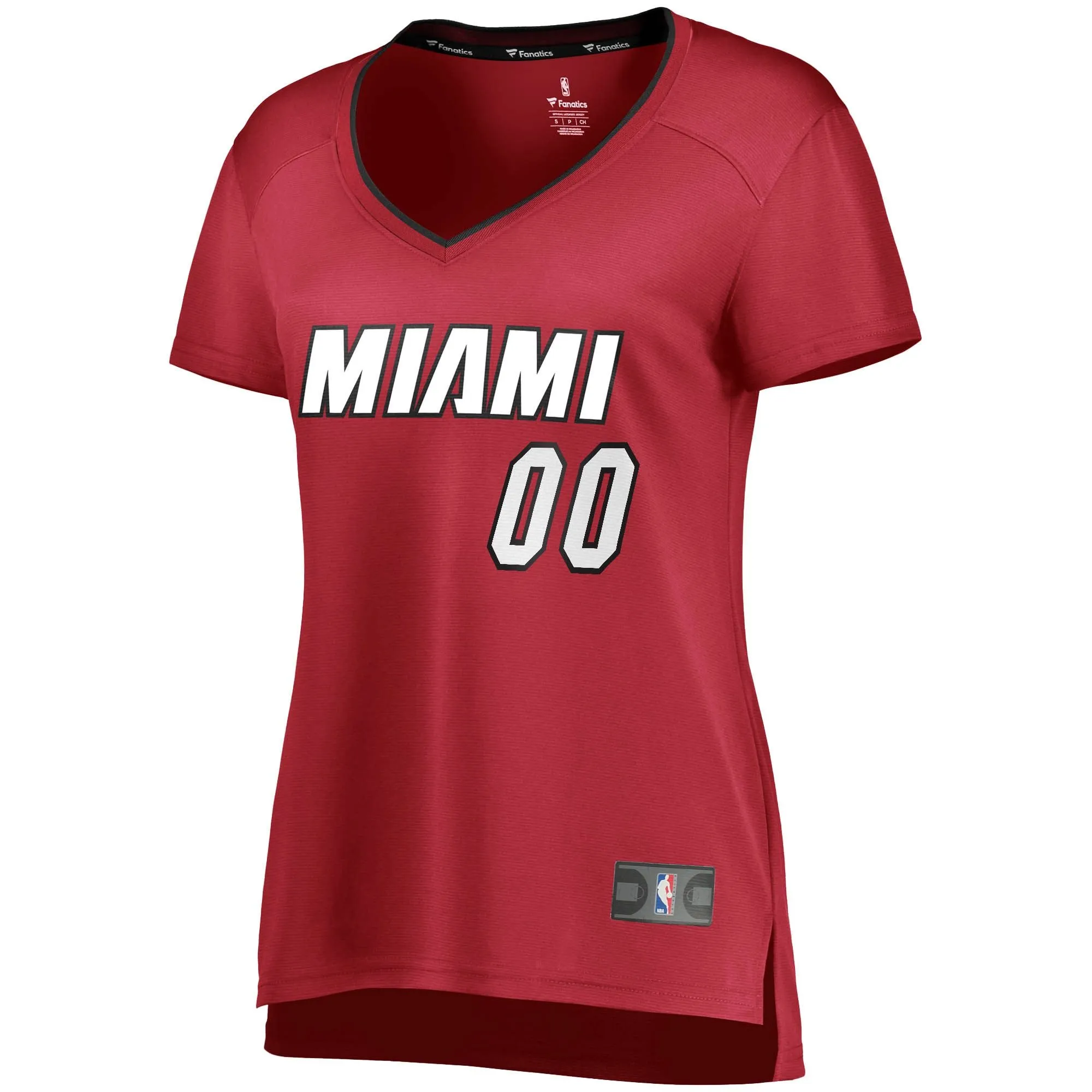 Miami Heat Fanatics Branded Women's Fast Break Replica Custom Jersey Wine - Statement Edition