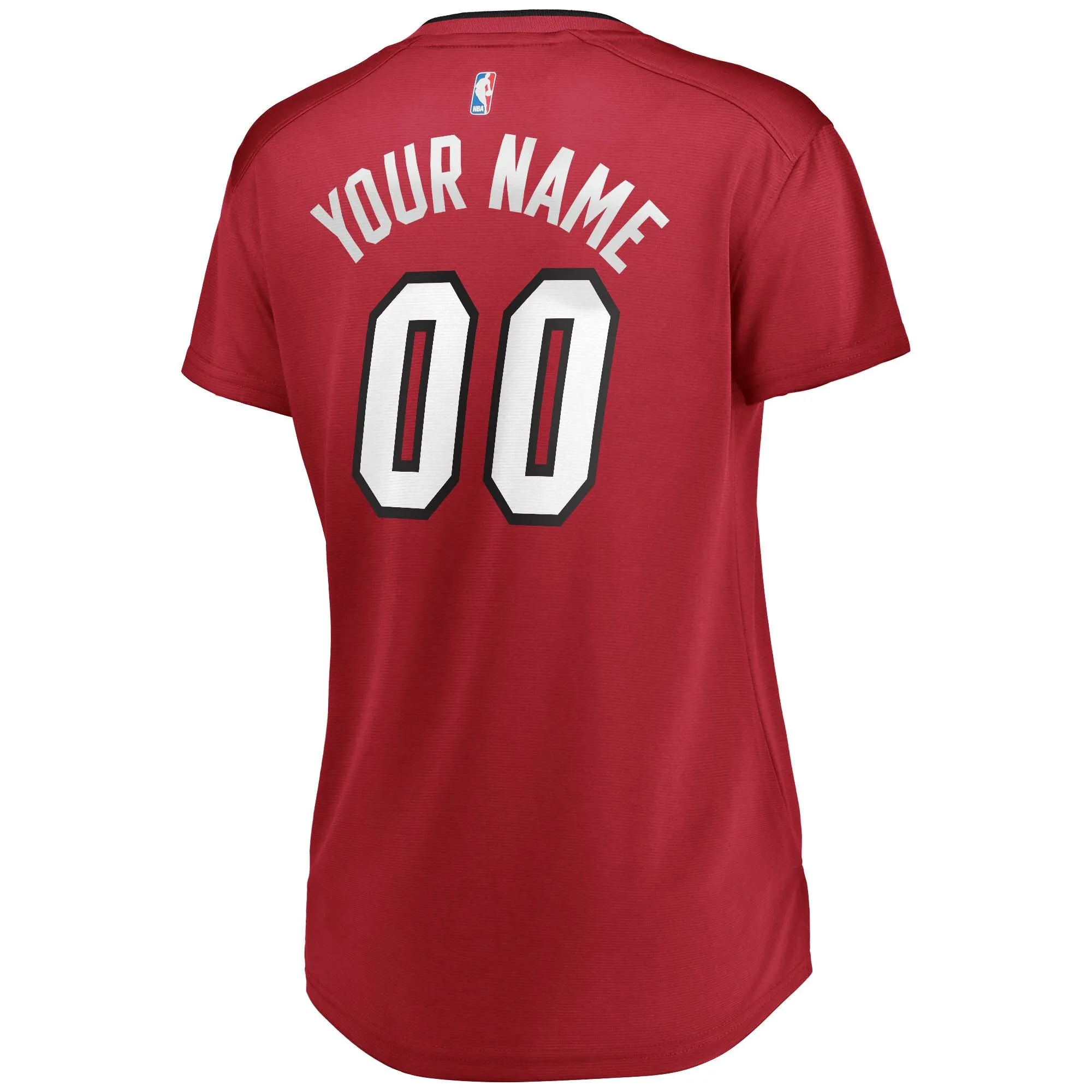 Miami Heat Fanatics Branded Women's Fast Break Replica Custom Jersey Wine - Statement Edition