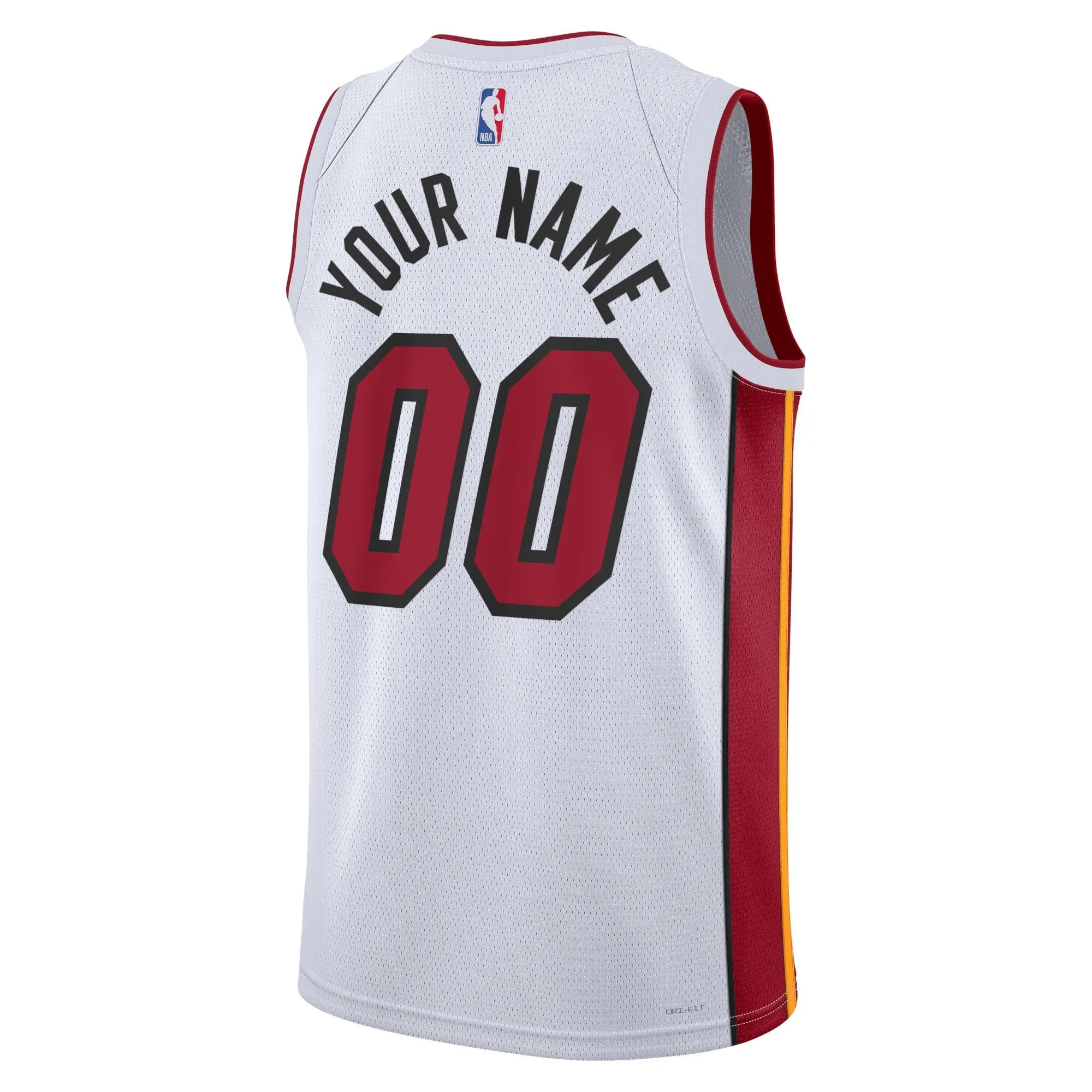 Miami Heat  Unisex Swingman Custom Jersey White - Association Edition