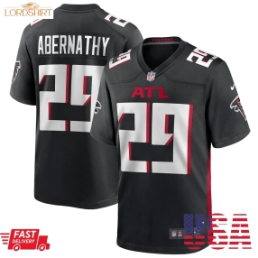 Micah Abernathy Atlanta Falcons  Team Game Jersey    Black