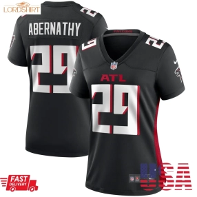 Micah Abernathy Atlanta Falcons  Women's Team Game Jersey    Black