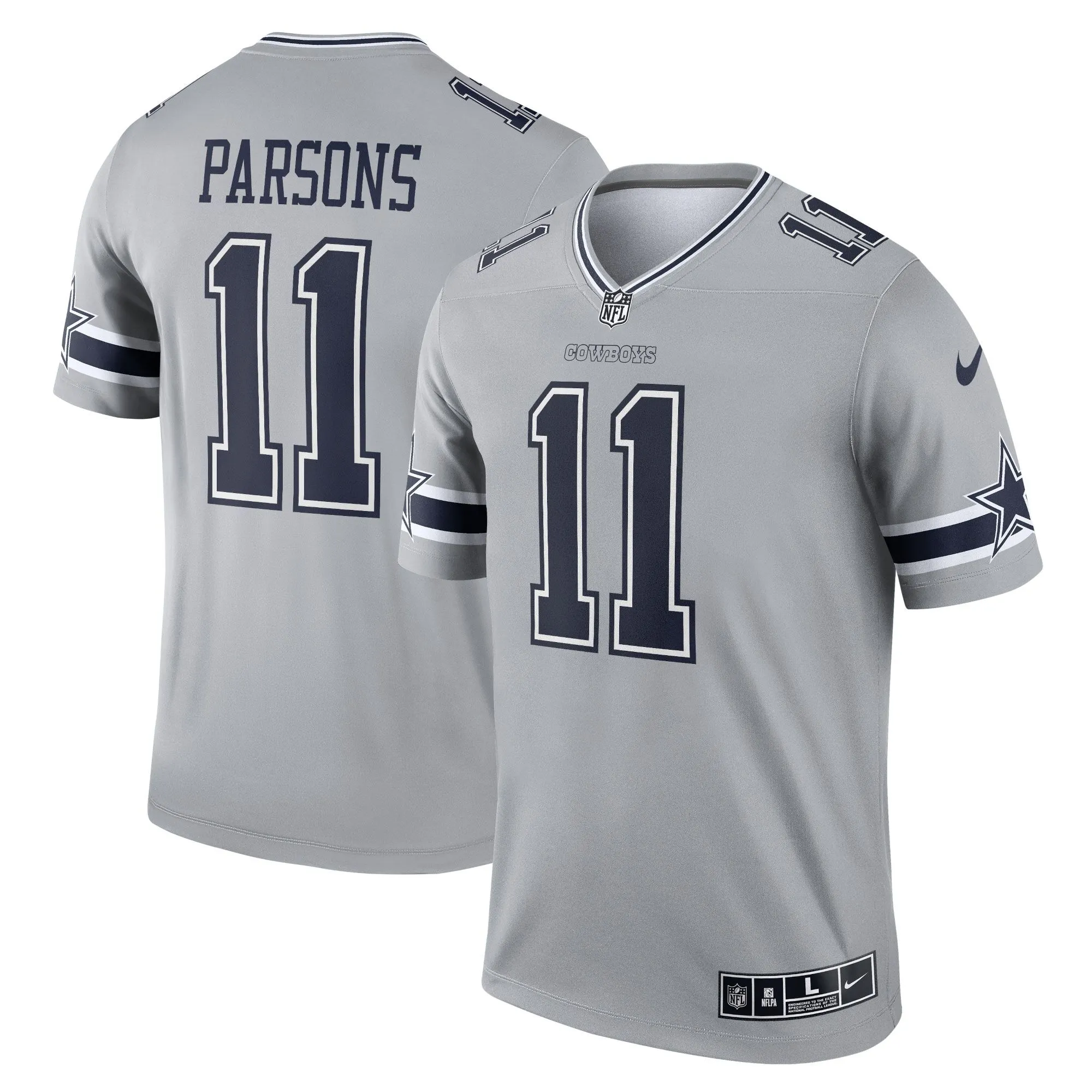 Micah Parsons Dallas Cowboys  Inverted Legend Player Jersey - Gray