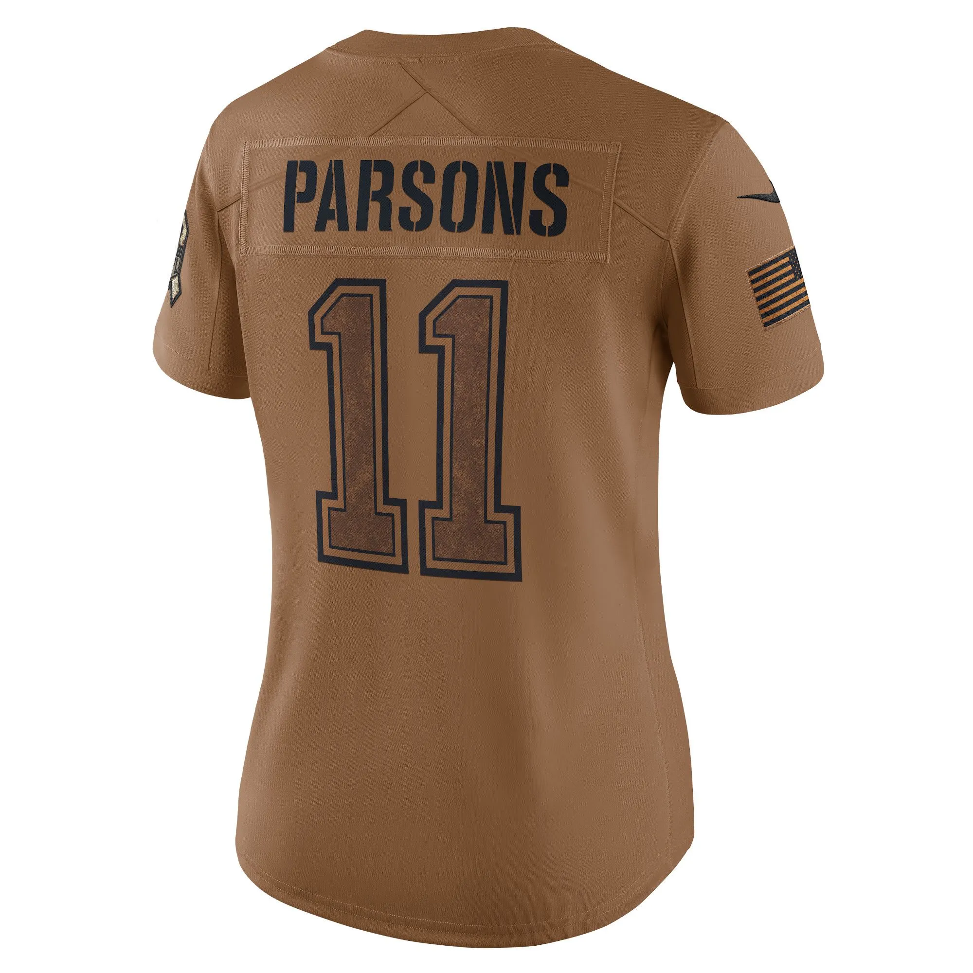 Micah Parsons Dallas Cowboys  Women's 2023 Salute To Service Limited Jersey - Brown