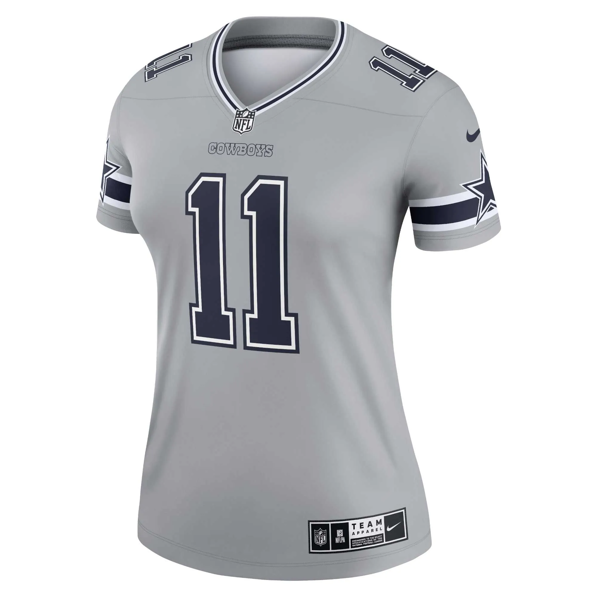 Micah Parsons Dallas Cowboys  Women's Inverted Legend Jersey - Silver