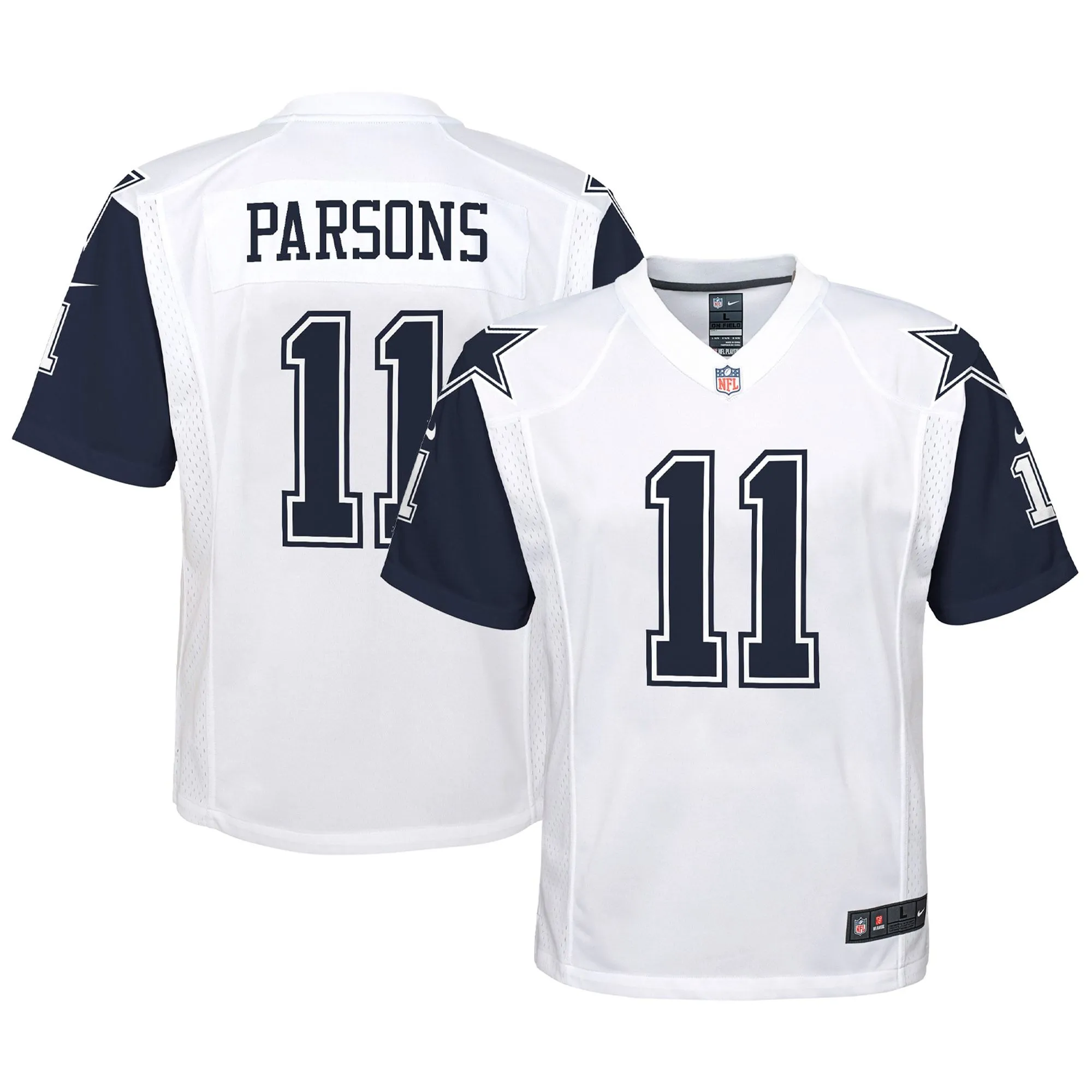 Micah Parsons Dallas Cowboys  Youth Alternate Game Jersey - White