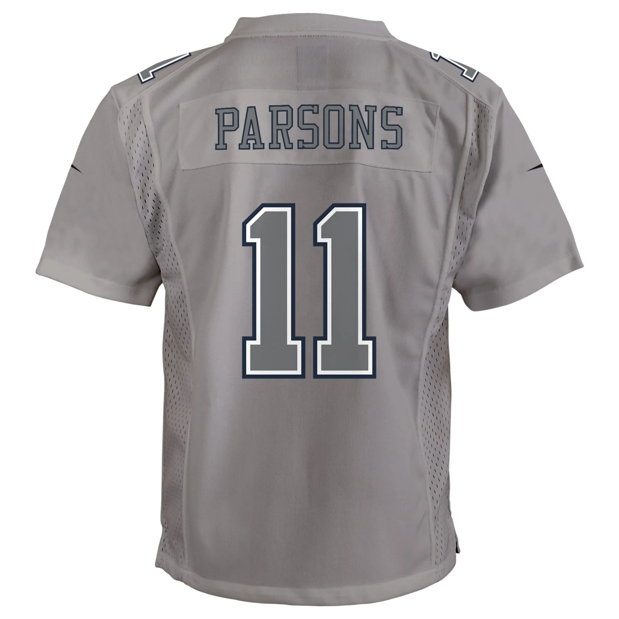 Micah Parsons Dallas Cowboys  Youth Atmosphere Game Jersey - Gray