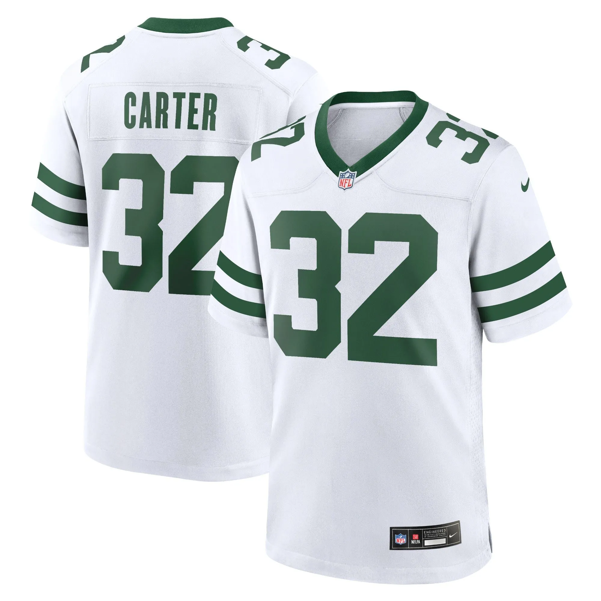 Michael Carter New York Jets  Legacy Player Game Jersey - White