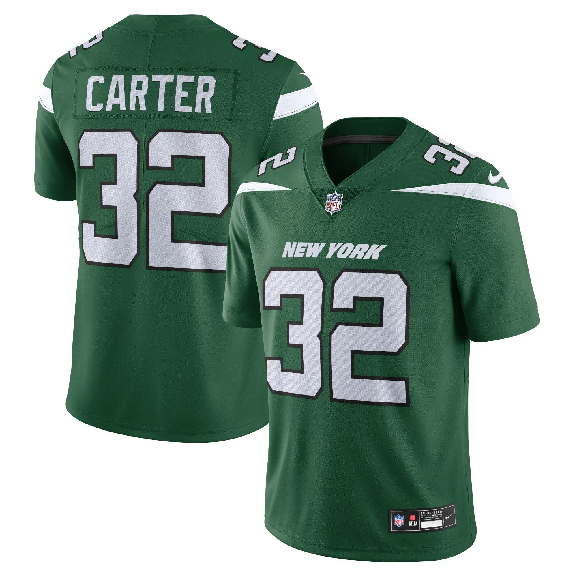 Michael Carter New York Jets  Vapor F.U.S.E. Limited Jersey - Green