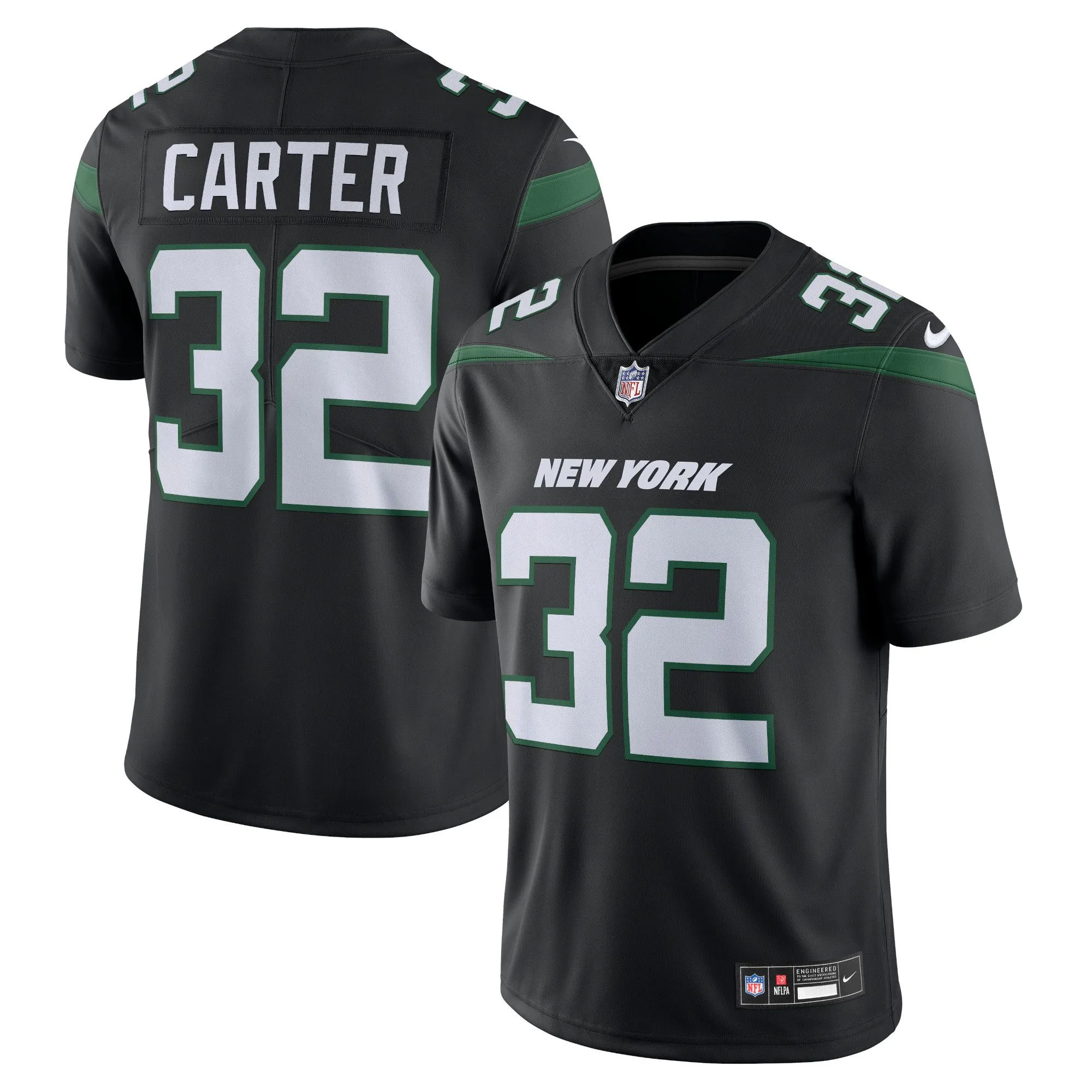 Michael Carter New York Jets   Vapor Untouchable Limited Jersey - Black