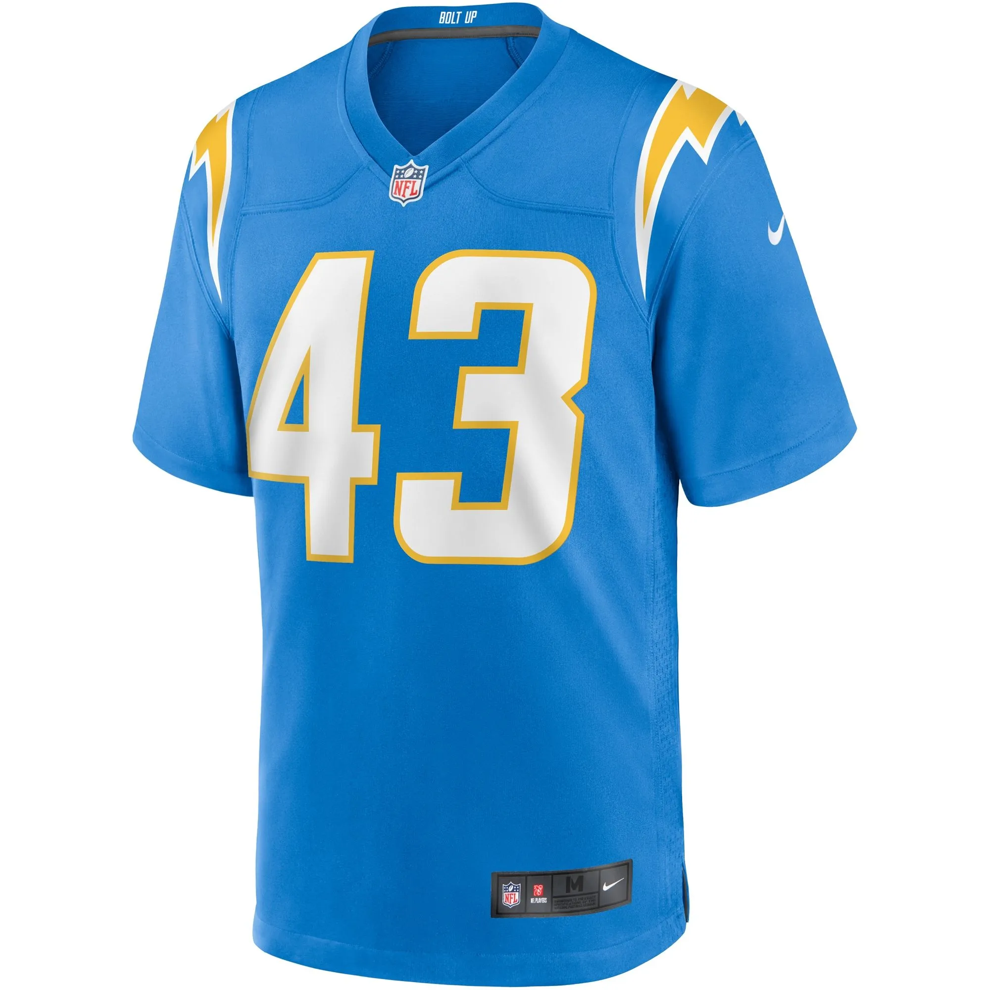 Michael Davis Los Angeles Chargers  Game Jersey - Powder Blue