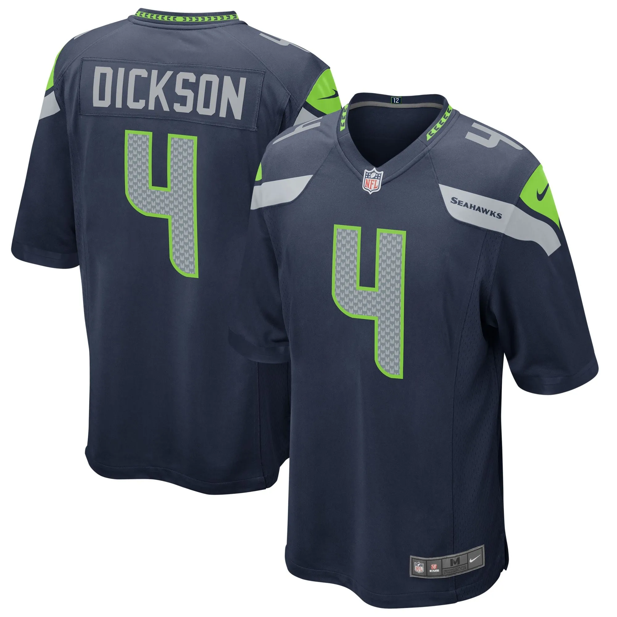 Michael Dickson Seattle Seahawks  Game Jersey - College Navy