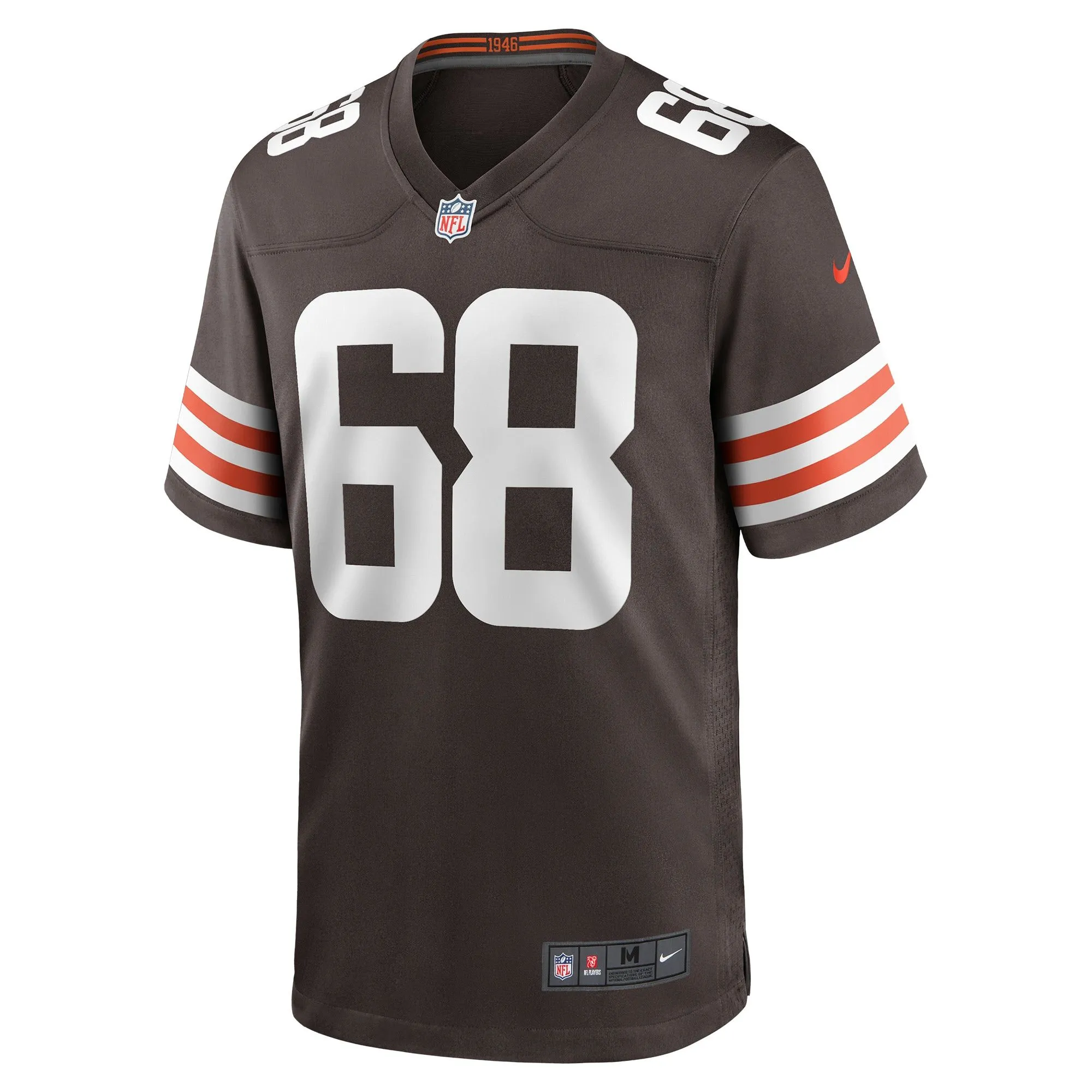 Michael Dunn Cleveland Browns  Game Jersey - Brown