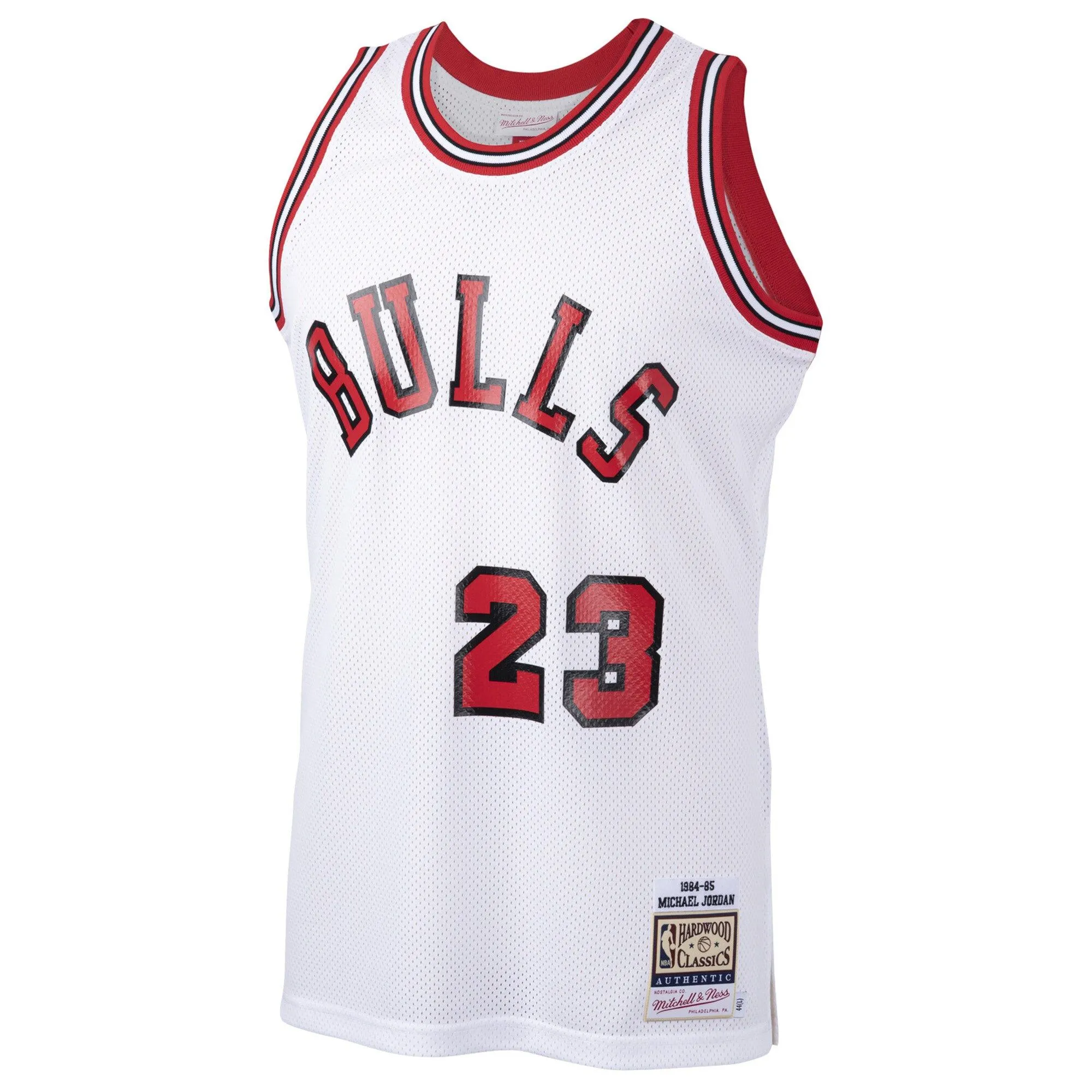 Michael Jordan Chicago Bulls Mitchell & Ness 1984/85 Hardwood Classics Rookie  Jersey - White