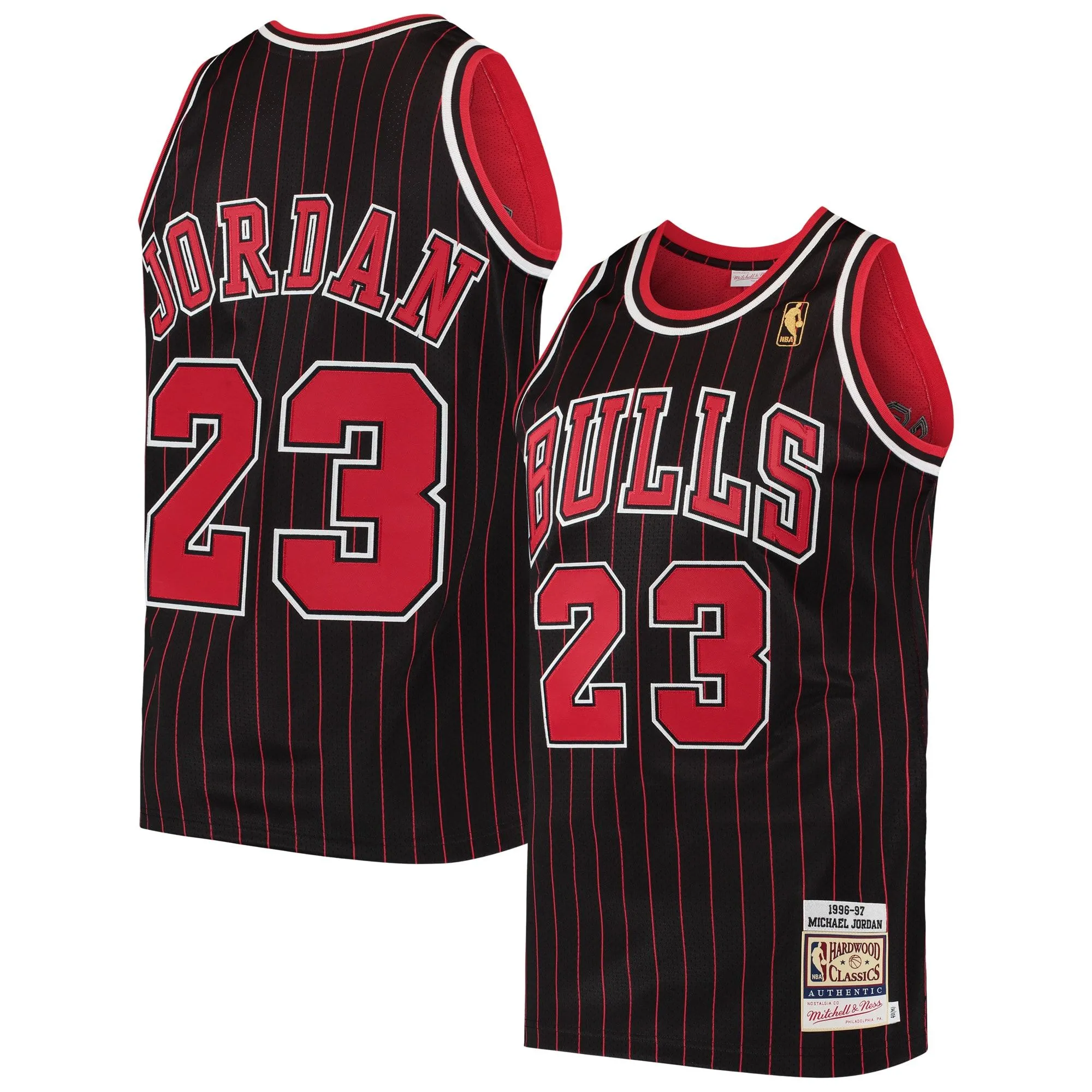 Michael Jordan Chicago Bulls Mitchell & Ness 1996/97 Hardwood Classics  Jersey - Black