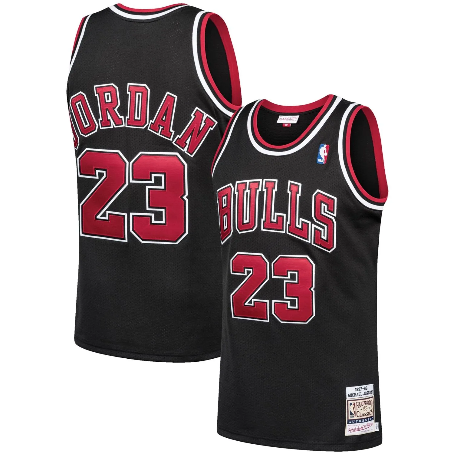 Michael Jordan Chicago Bulls Mitchell & Ness 1997/98 Hardwood Classics  Jersey - Black