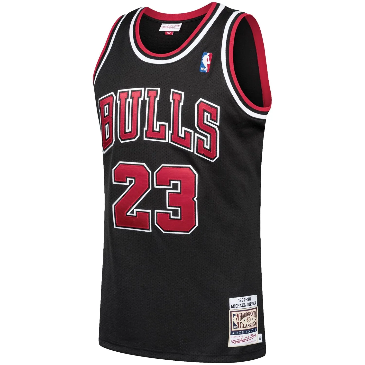 Michael Jordan Chicago Bulls Mitchell & Ness 1997/98 Hardwood Classics  Jersey - Black