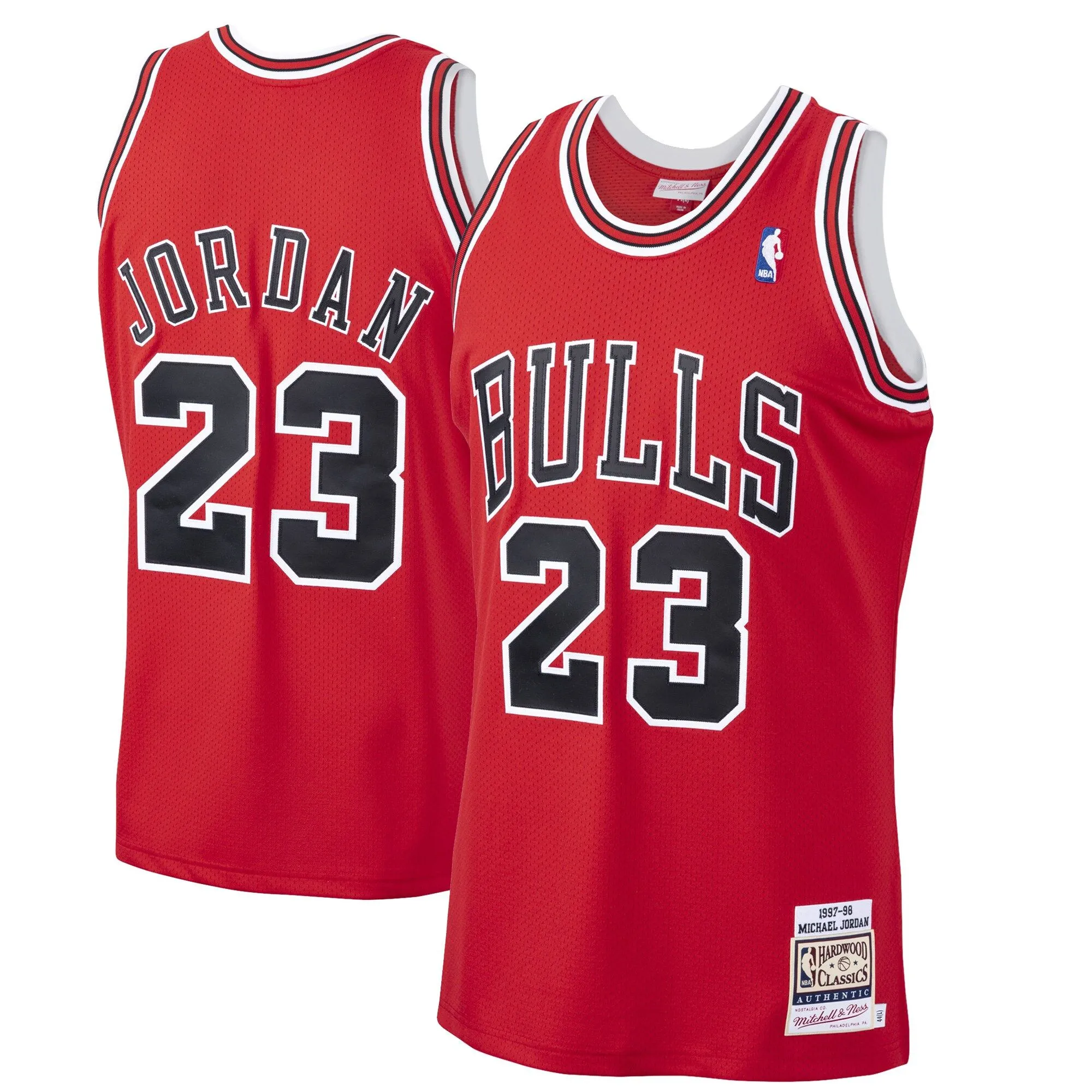 Michael Jordan Chicago Bulls Mitchell & Ness 1997/98 Hardwood Classics  Jersey - Scarlet