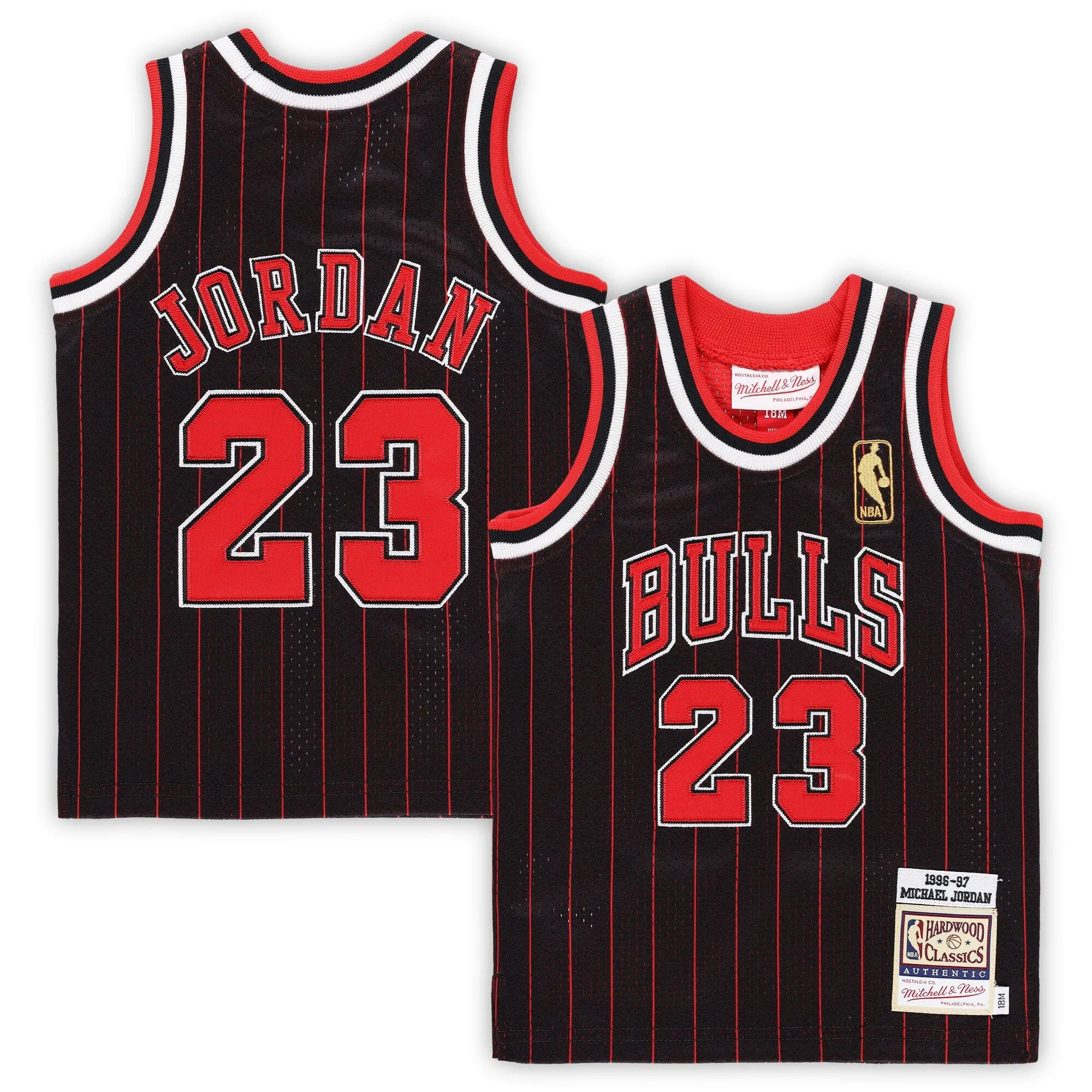 Michael Jordan Chicago Bulls Mitchell & Ness Infant 1996/97 Hardwood Classics  Jersey - Black