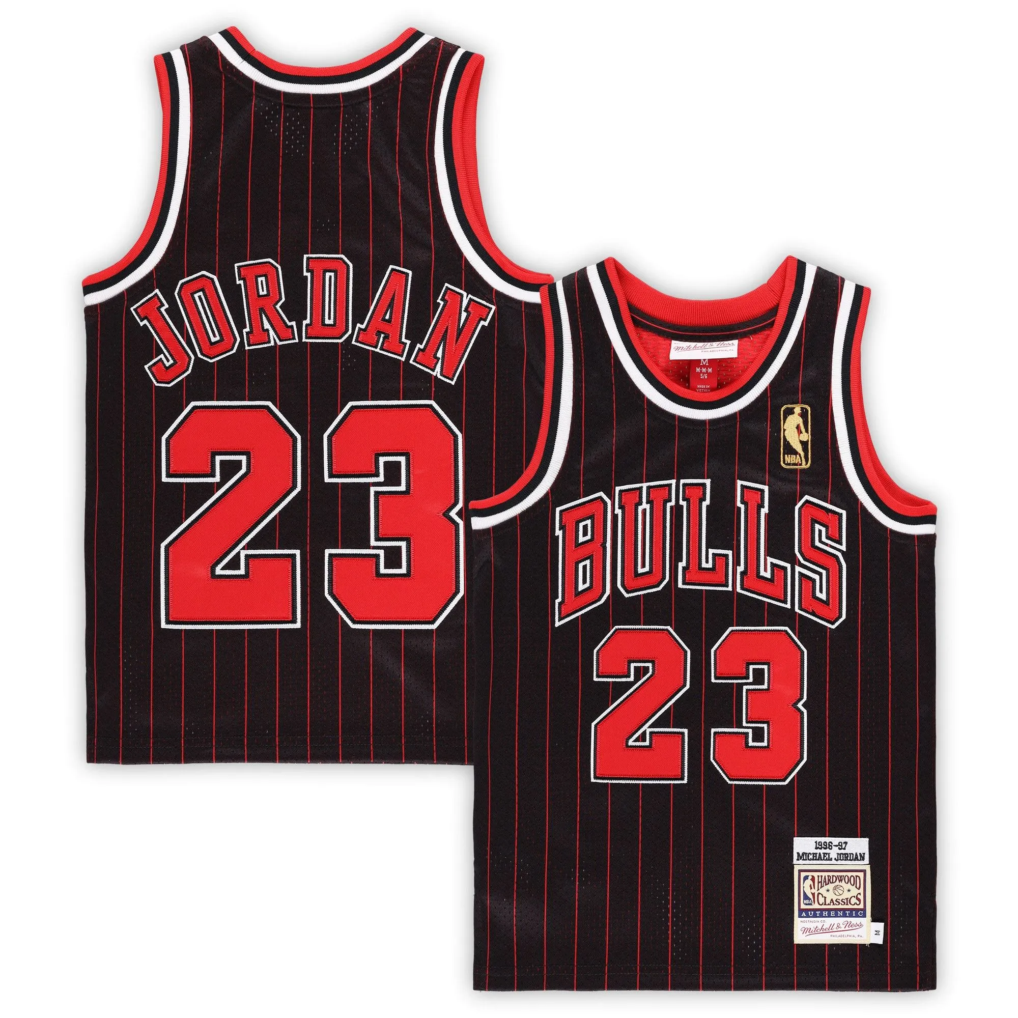 Michael Jordan Chicago Bulls Mitchell & Ness Preschool 1996/97 Hardwood Classics  Jersey - Black