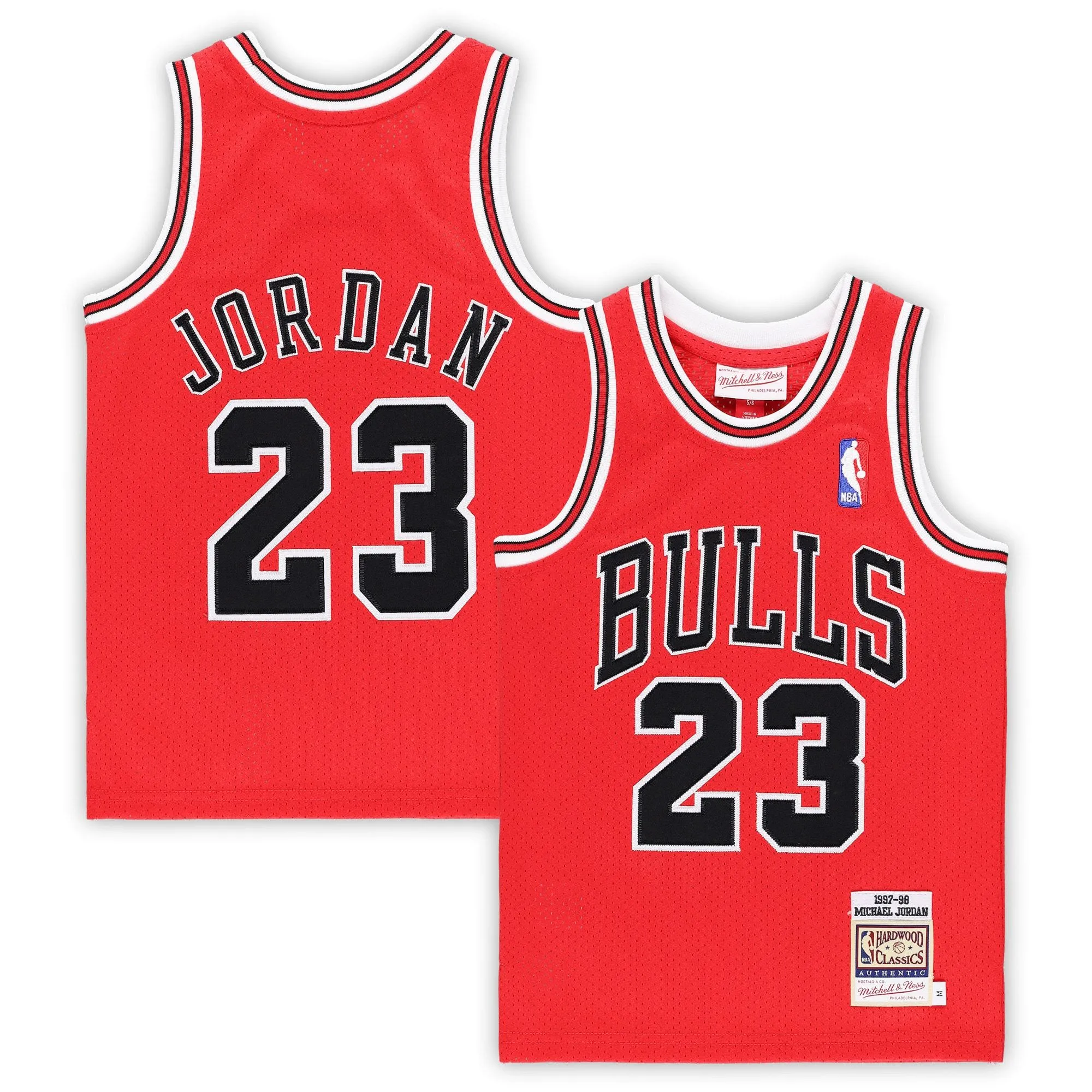 Michael Jordan Chicago Bulls Mitchell & Ness Preschool 1997/98 Hardwood Classics  Jersey - Red