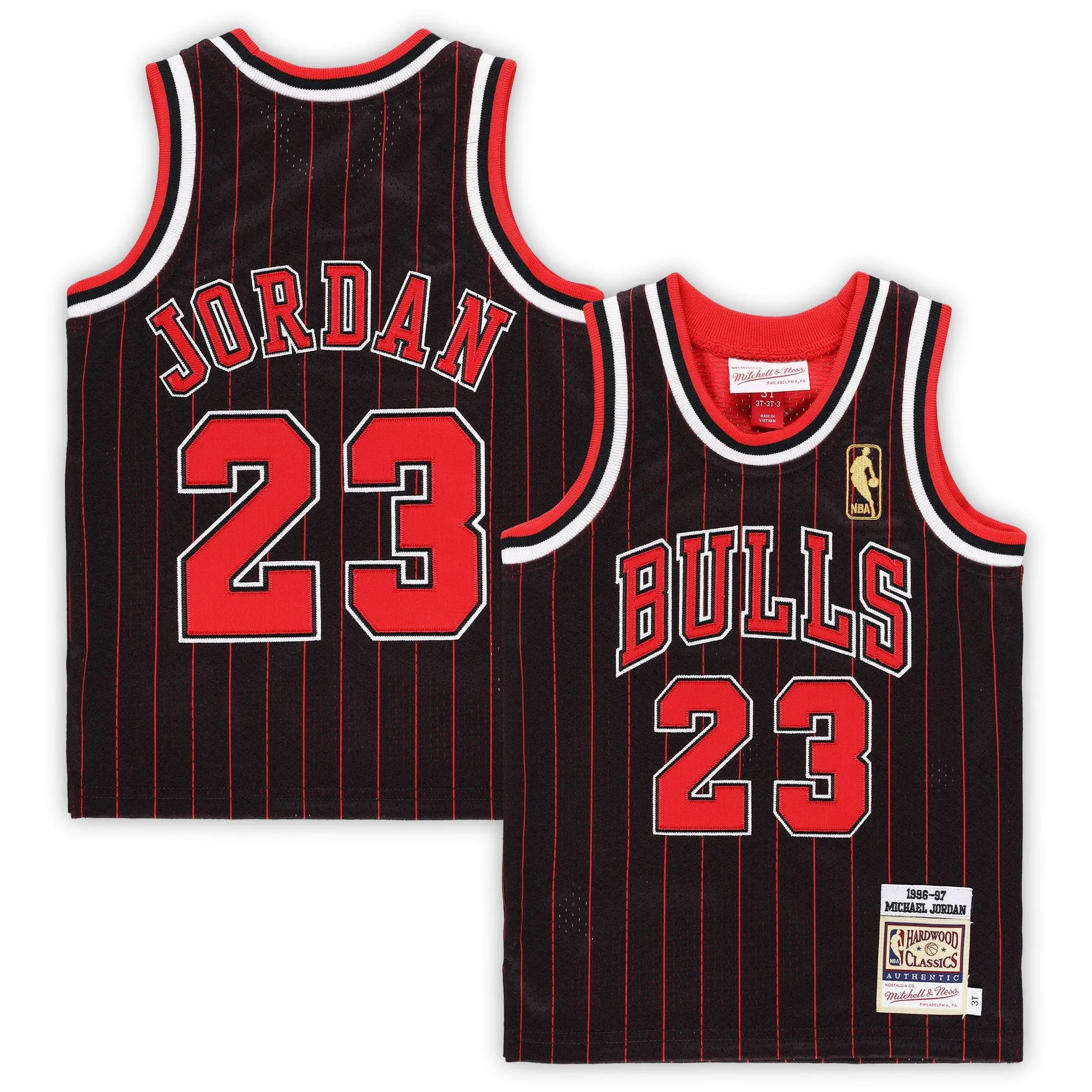 Michael Jordan Chicago Bulls Mitchell & Ness Toddler 1996/97 Hardwood Classics  Jersey - Black