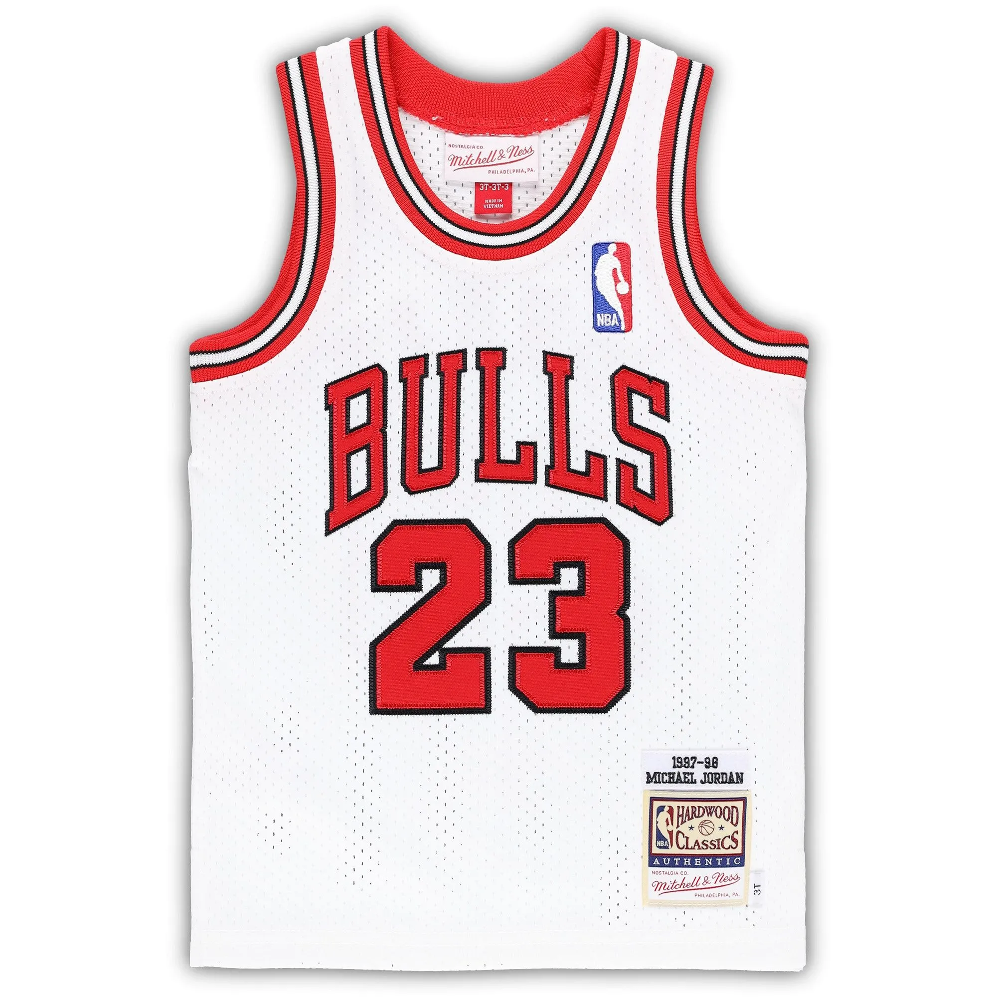 Michael Jordan Chicago Bulls Mitchell & Ness Toddler 1997/98 Hardwood Classics  Jersey - White