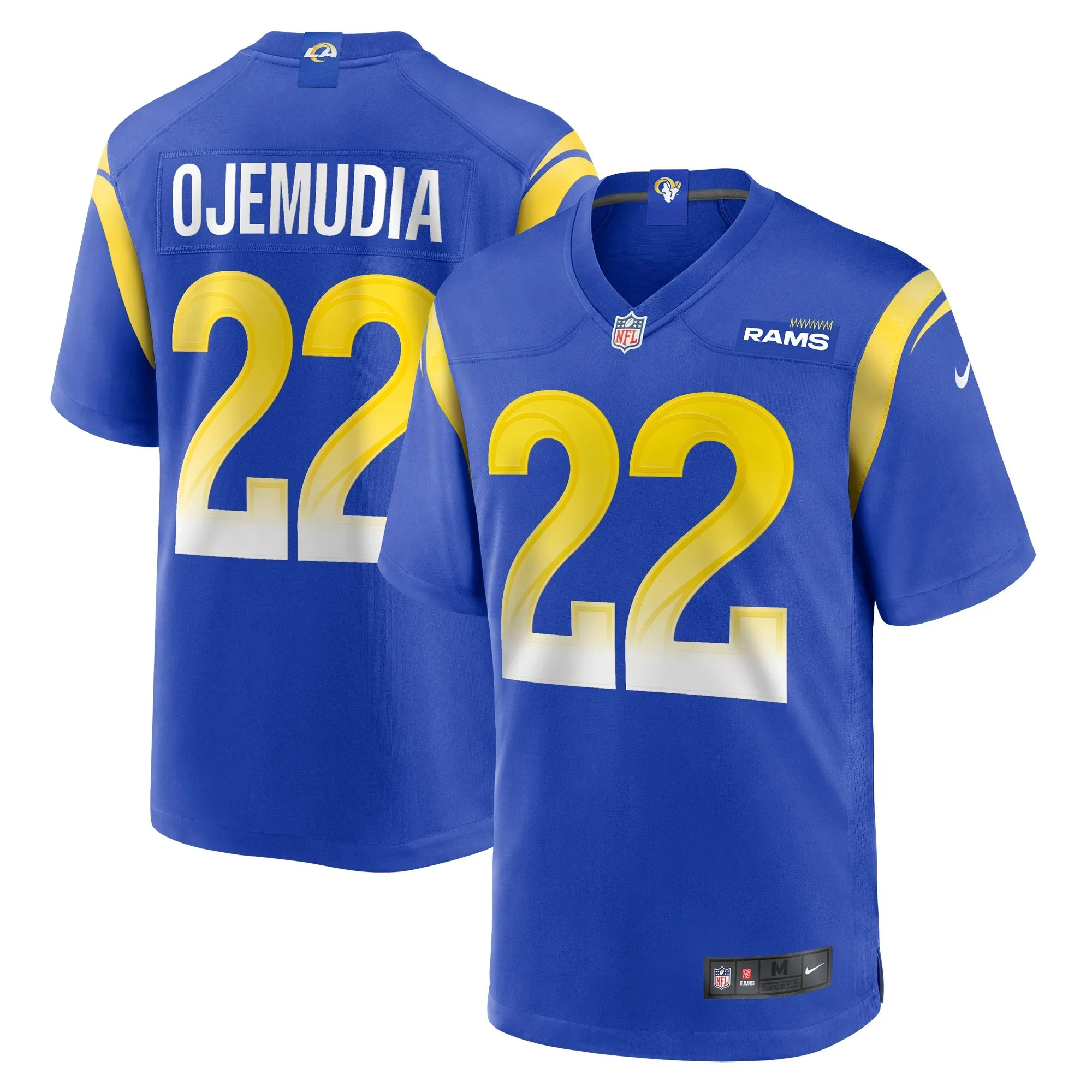 Michael Ojemudia Los Angeles Rams   Game Jersey -  Royal